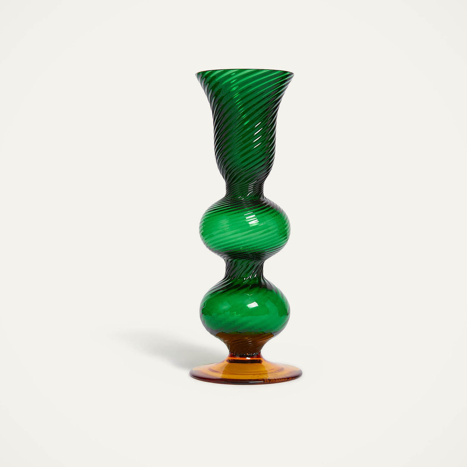 La Doublej Baby Bubble Candle Stick In Solid Green