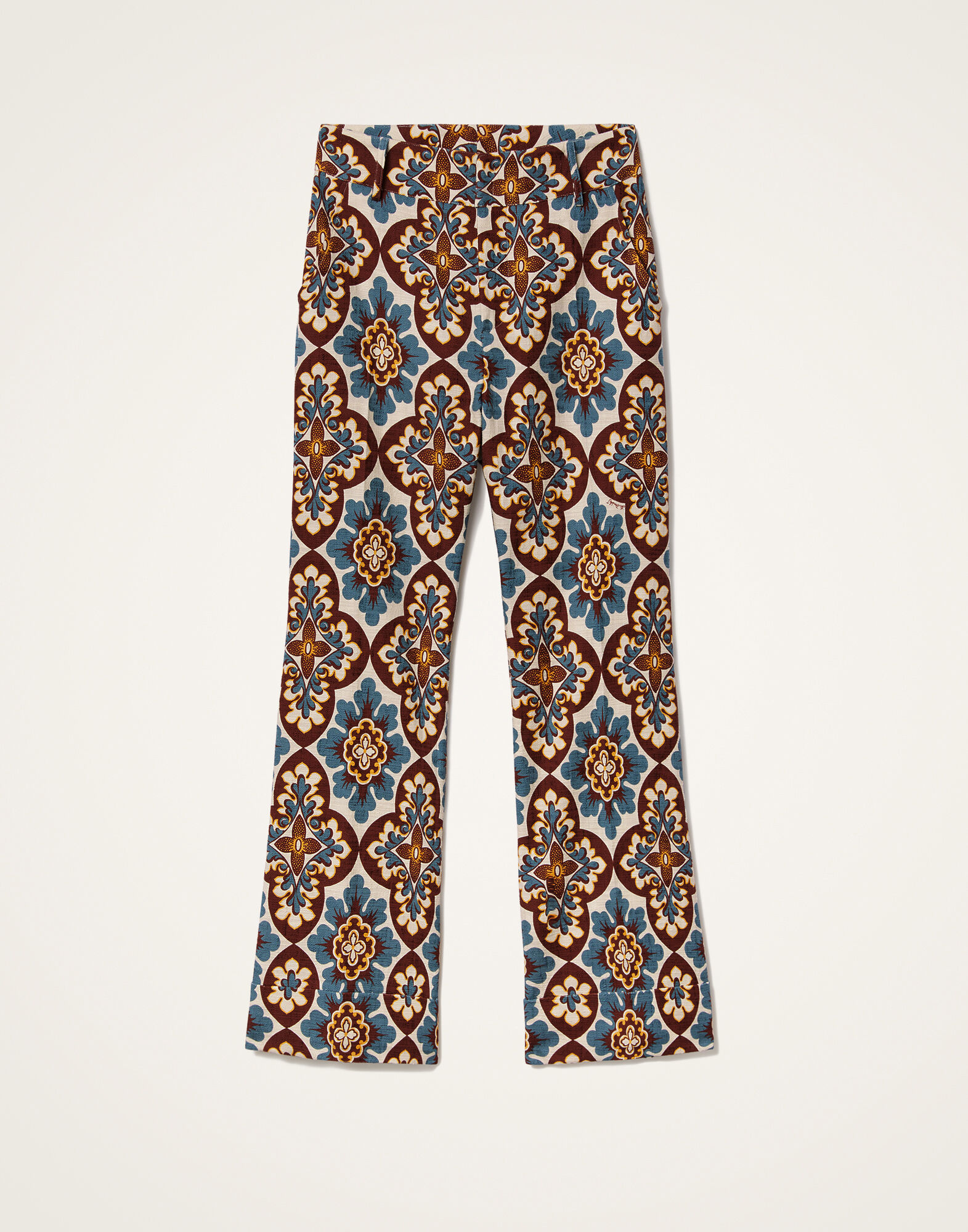 La DoubleJ Hendrix Pants Palazzo Chocolate TRO0014COT005PAL10BR07