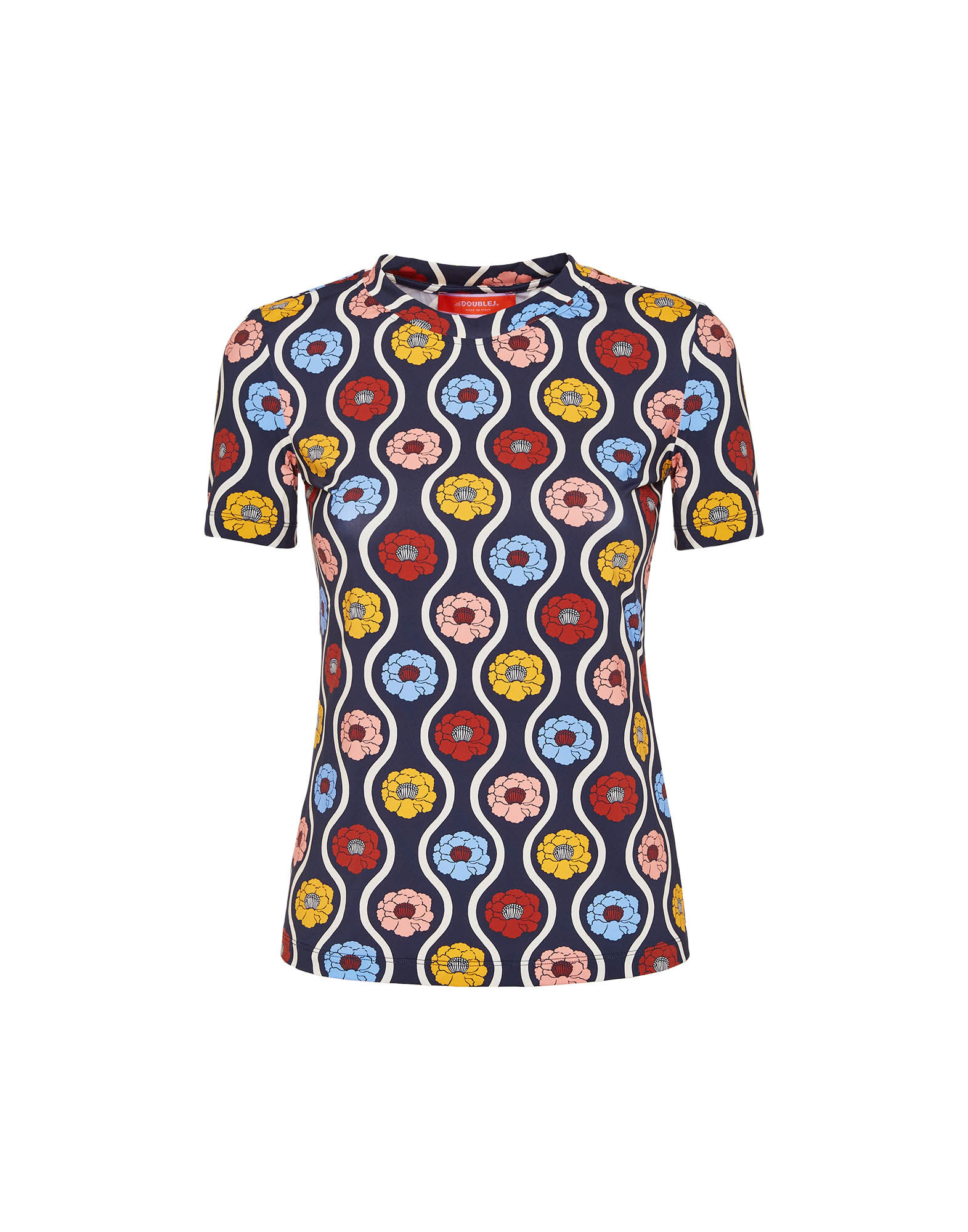 La DoubleJ Jazzercize T-Shirt Whitsun Mini Blue TSH0010JER005FSK02BU03