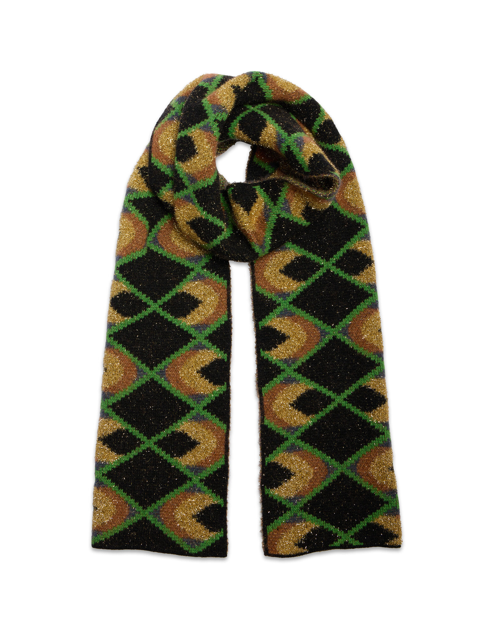 La DoubleJ Half-Light Scarf Half-Light Black SCA0062KNI132VA305BL01