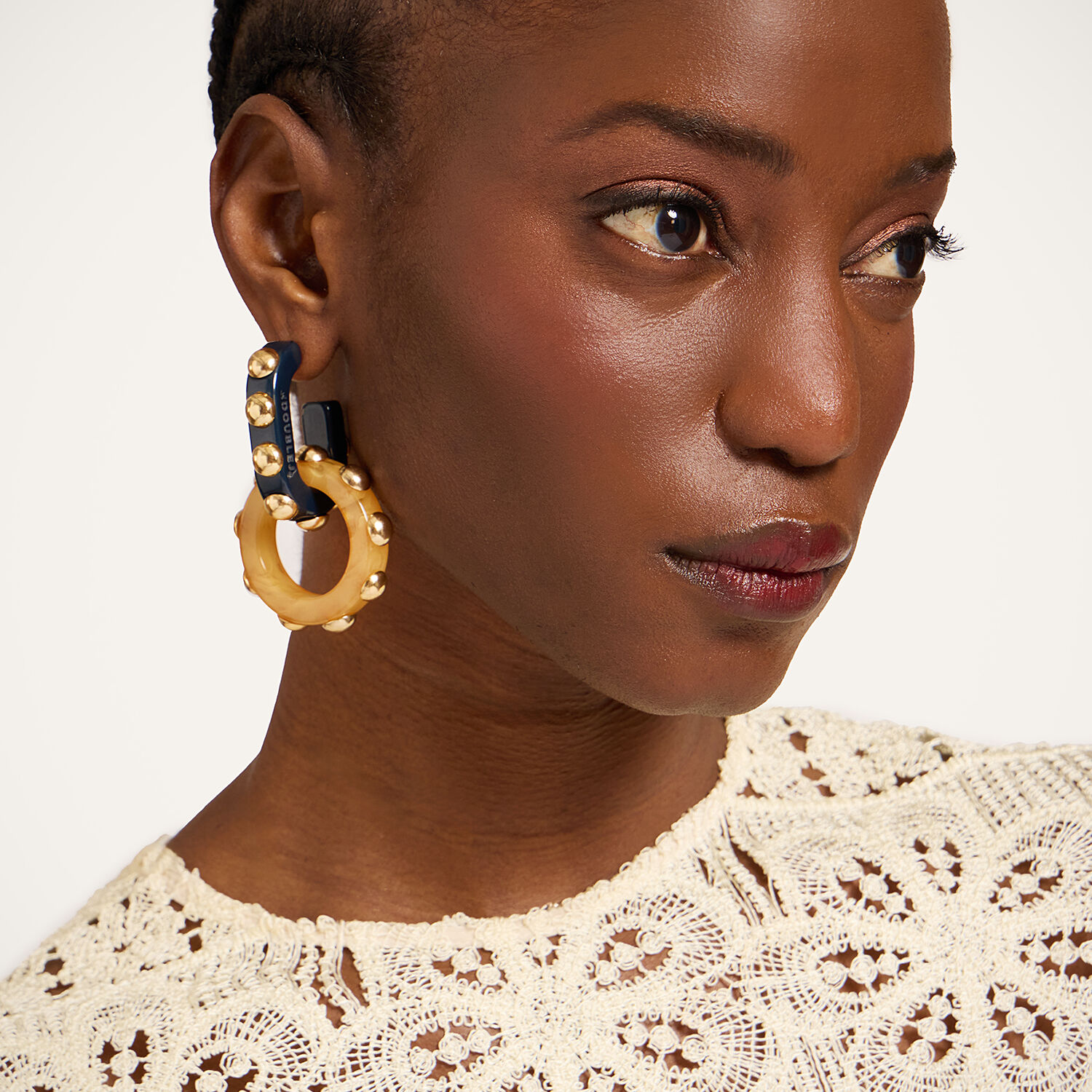 La Double J Double Hoop Earrings