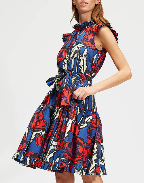 LaDoubleJ Short And Sassy Dress Big Blooms DRE0003COT001PFI0001