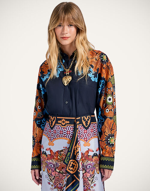 La DoubleJ Better Than Your Boyfriend's Shirt Bounty Placée Orange SHI0092COT015BOU01OR02