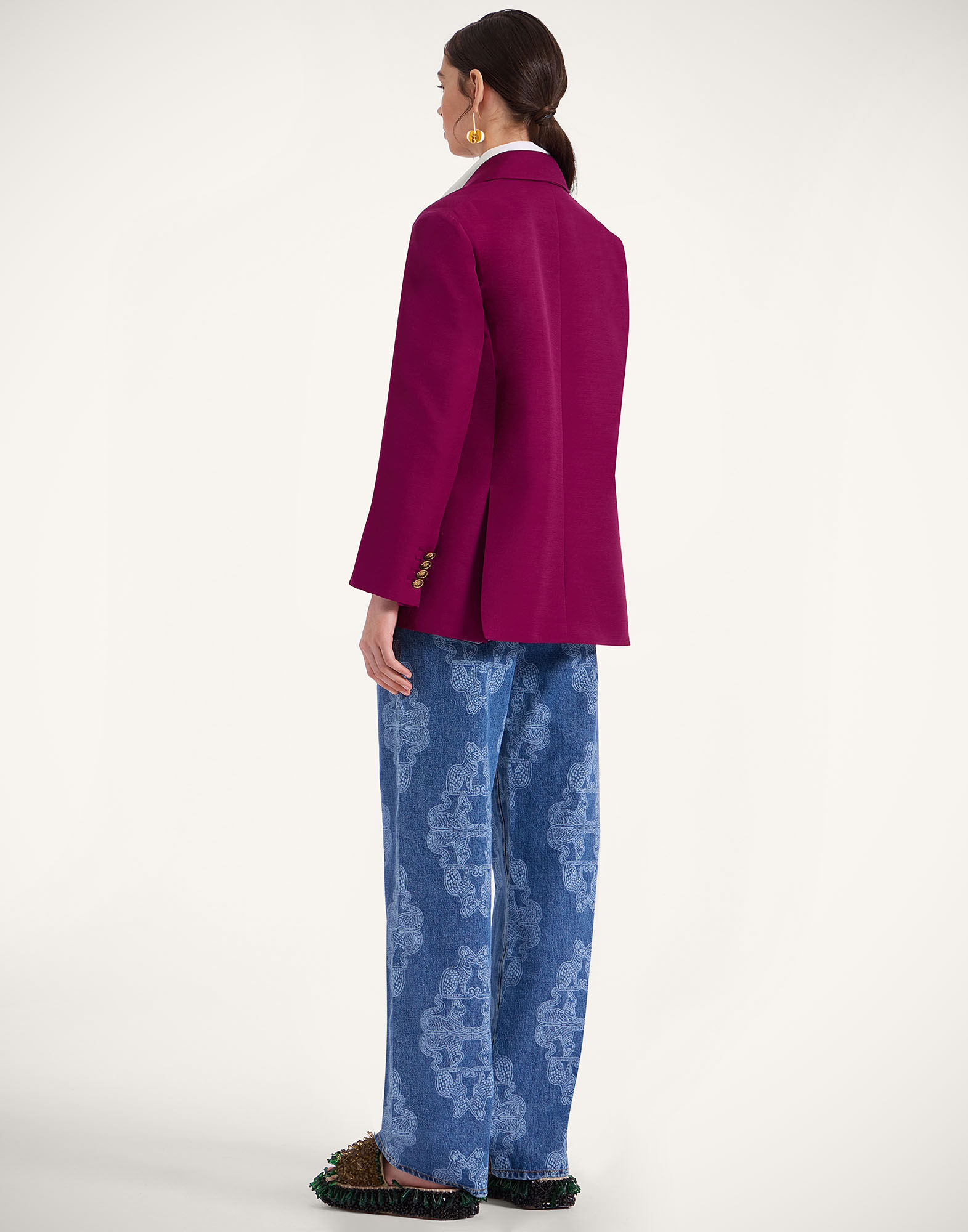 La DoubleJ Better Than Your Boyfriend's Jeans Bast Blue TRO0091DEN006BAS02BU03