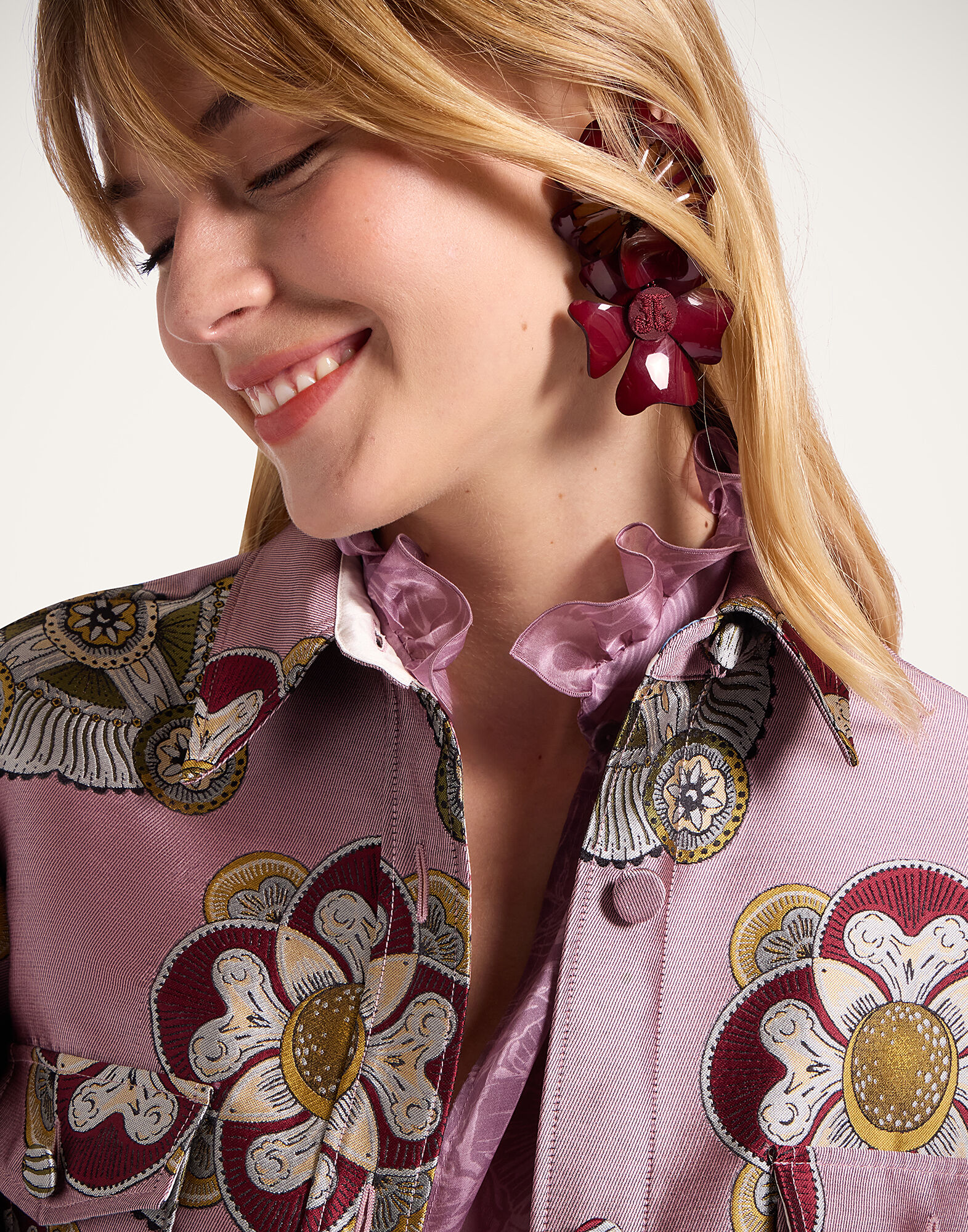 La DoubleJ Better Than Your Boyfriend's Jacket Nucleus Dusty Pink JAC0112JCQ114NUC03PI10