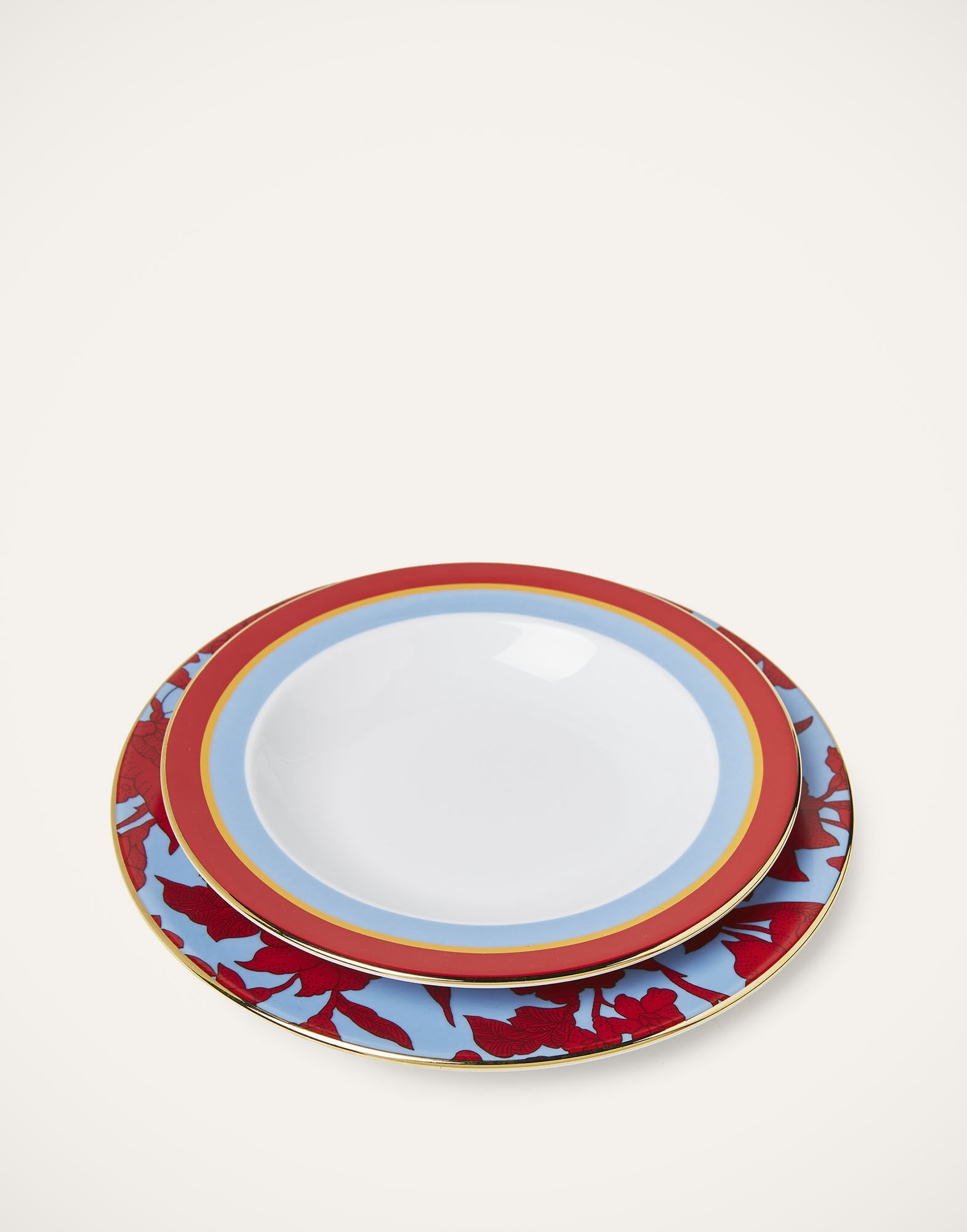 Soup And Dinner Plates Set, La DoubleJ