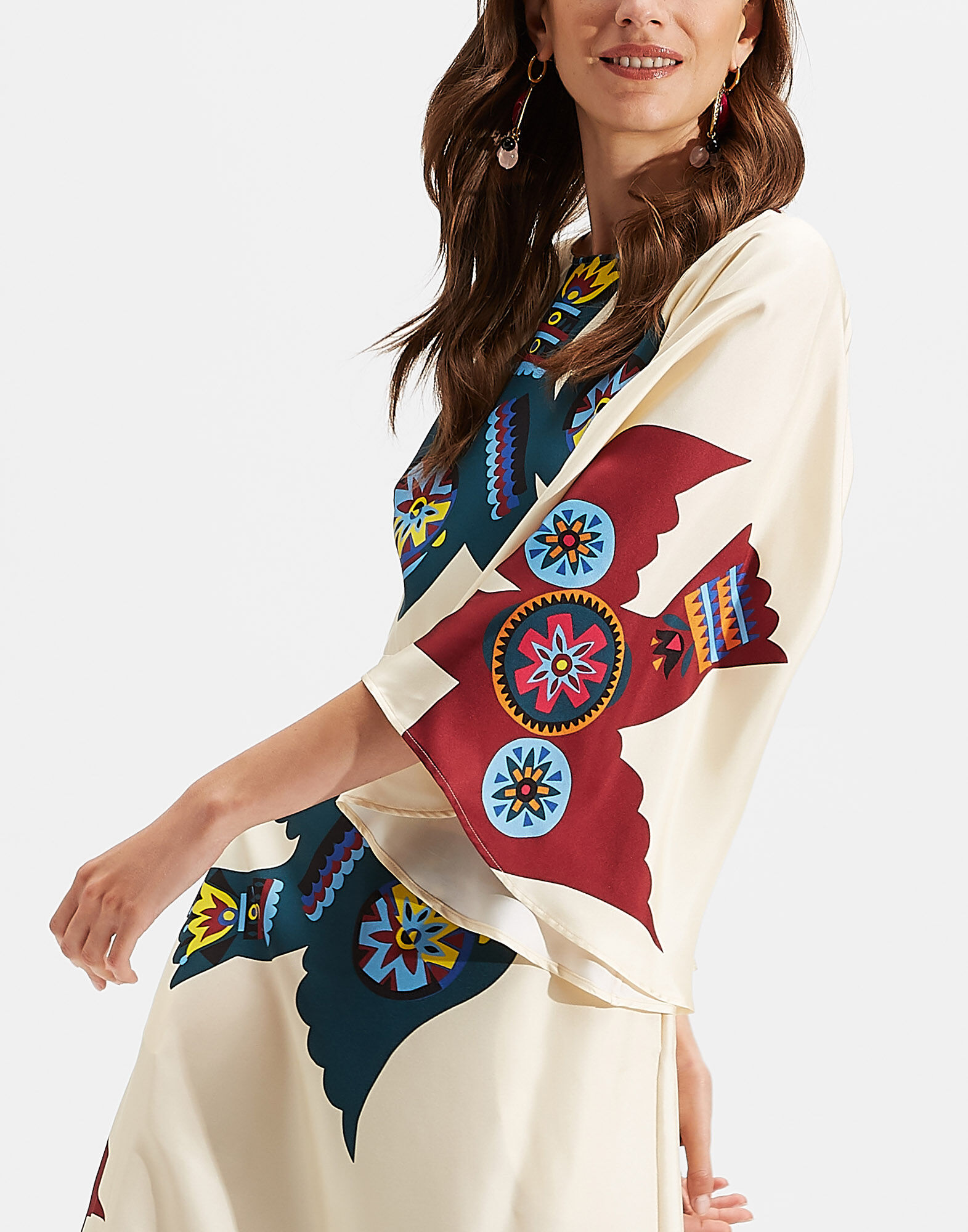 LaDoubleJ Sorella Dress Paper Dove Bianco DRE0179SIL001DOV0002