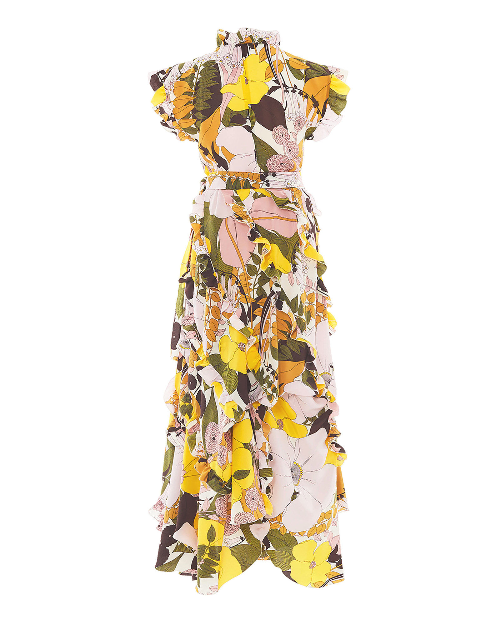 La DoubleJ Lollipop Wrap Dress Big Flower Rose Pink DRE0557CRE001BFL03PI01