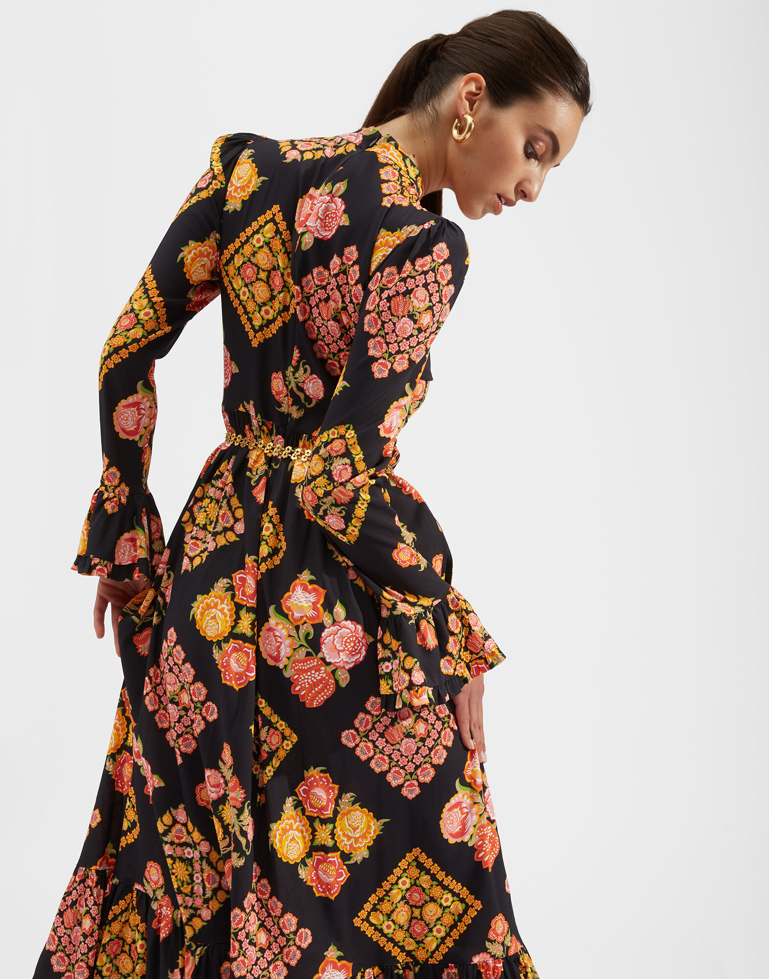 La DoubleJ Visconti Dress Cowgirl Nero DRE0041VIS001COW0002