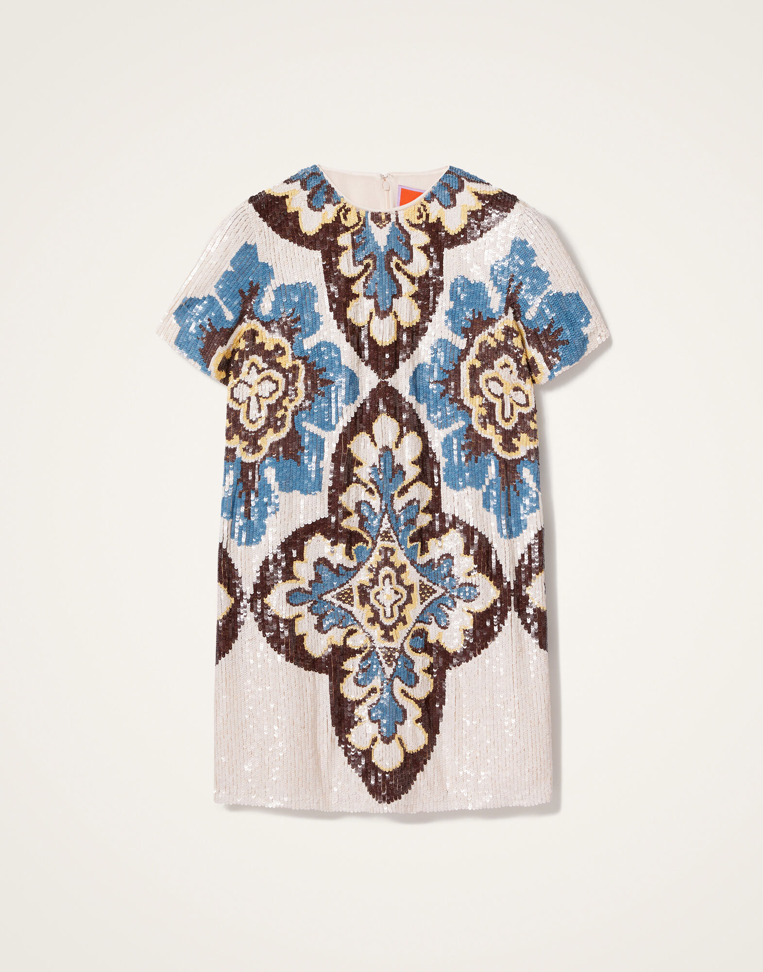 La DoubleJ Super Mini Swing Dress Palazzo Chocolate DRE0934PAI008PAL09BR07