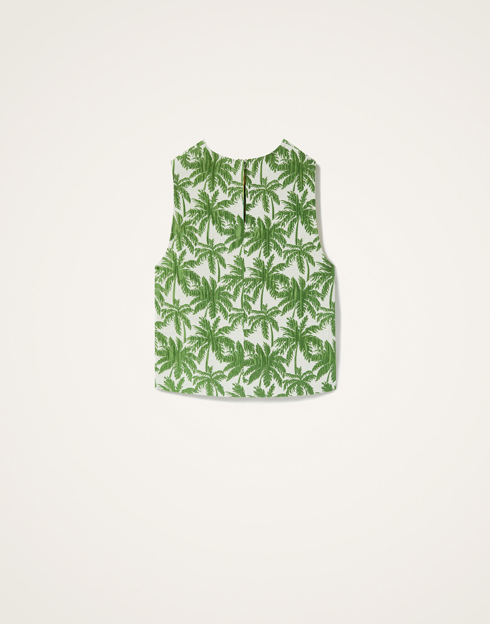 La DoubleJ Aria Top Tropicana White TOP0125JCQ112TRC03WH01