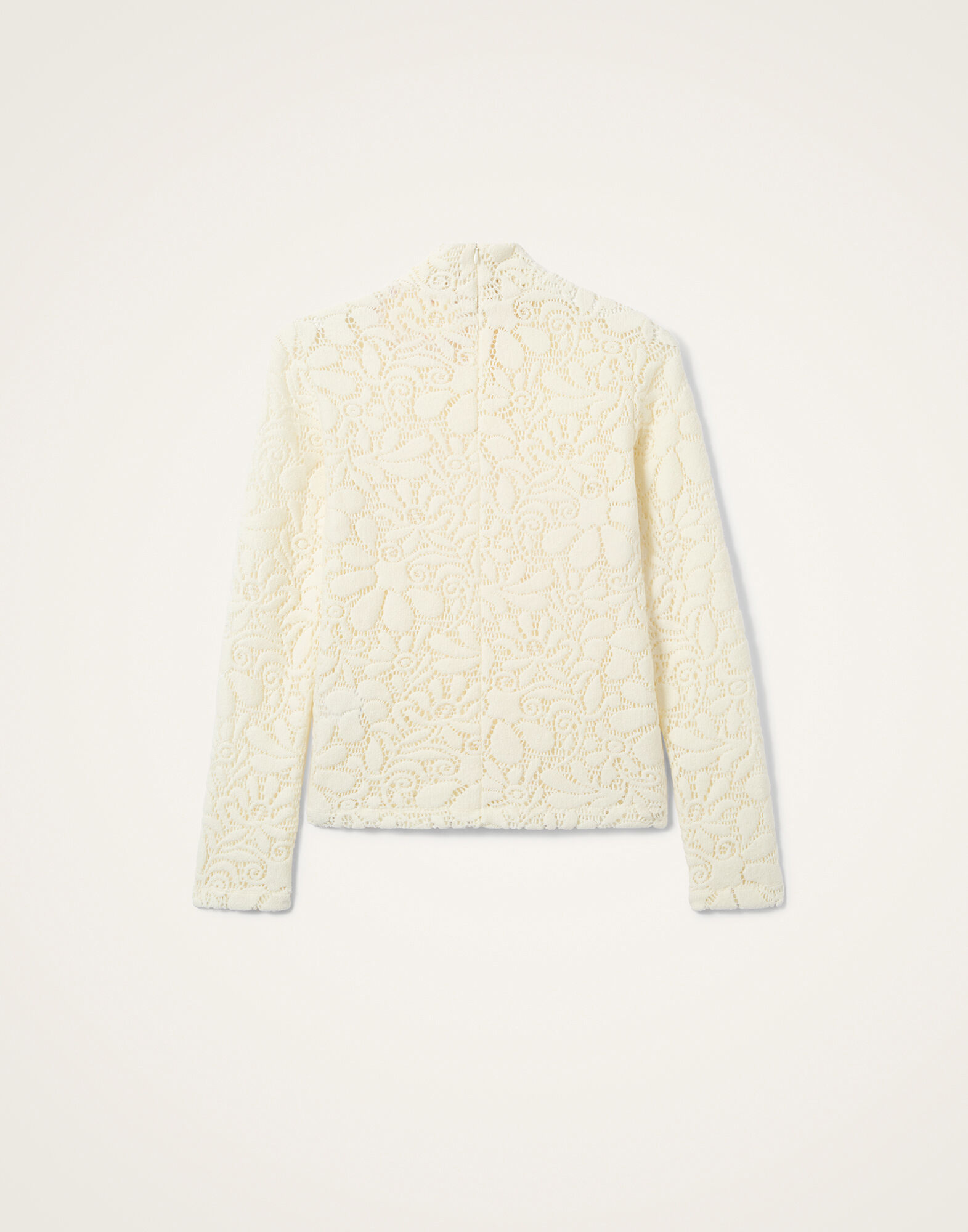 La DoubleJ Lacey Turtleneck Solid Off White TOP0171LAC003SOLIDWH05