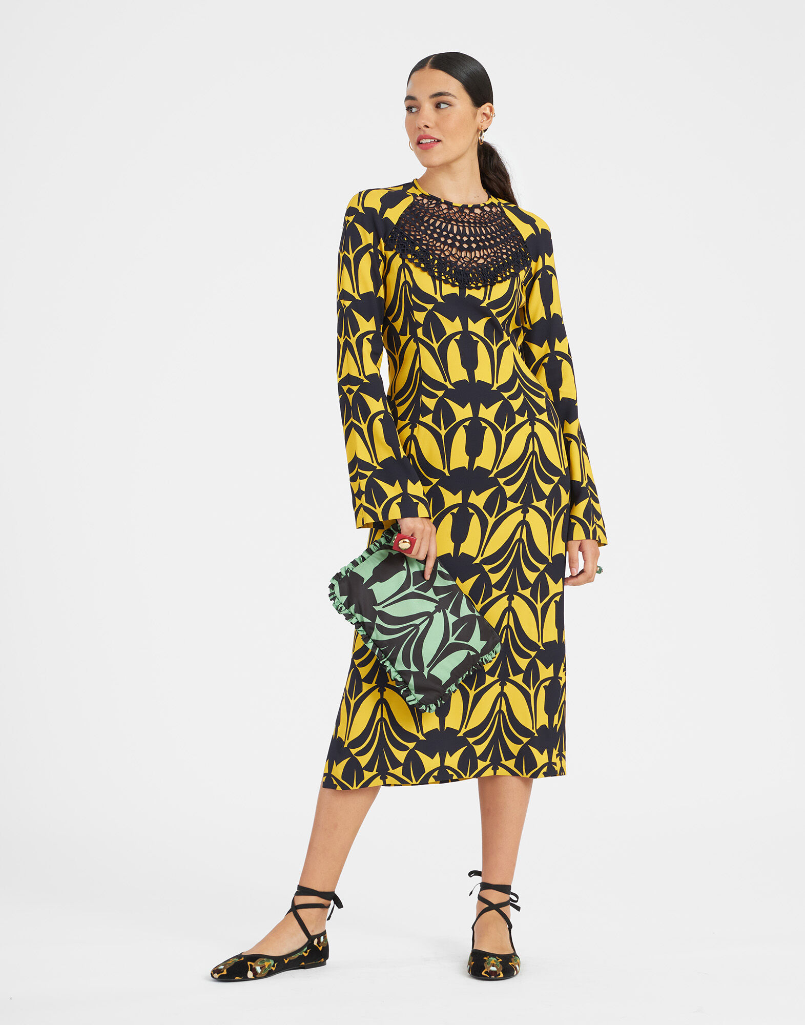 La DoubleJ Wednesday Dress Papyrus Gold DRE0577SAB001PAY01YE05