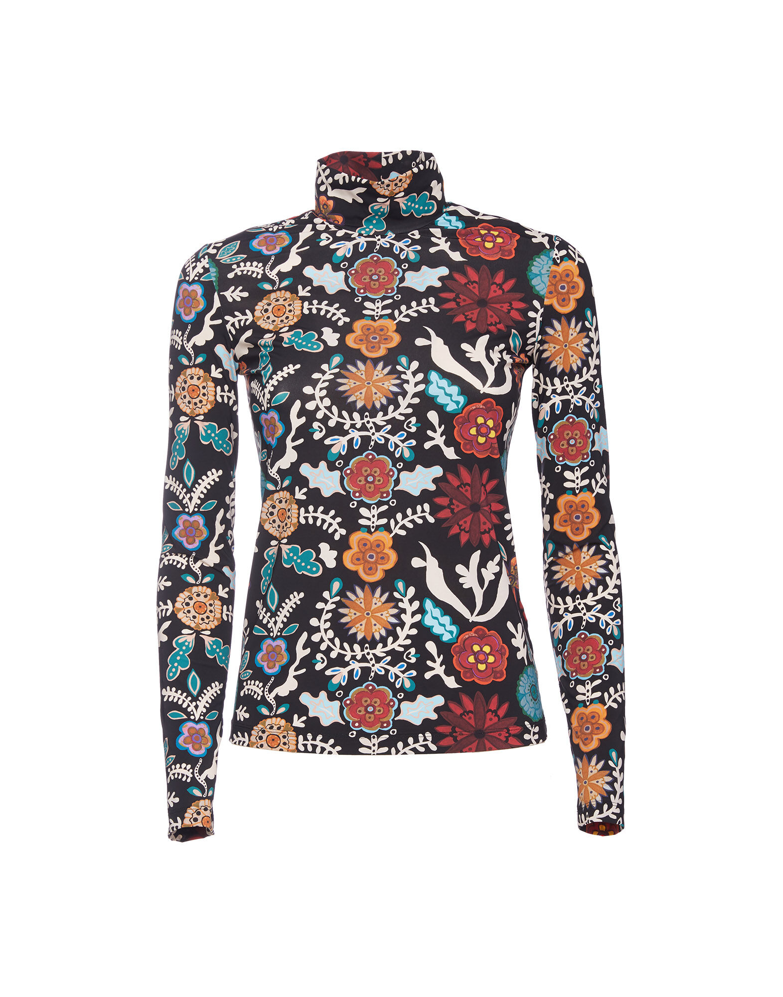 LaDoubleJ Turtleneck Fire Flower SHI0030JER005FIR0001