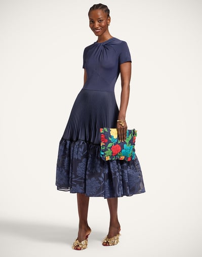 blue floral cocktail dress Fionna Maxi Dress - Blue Floral