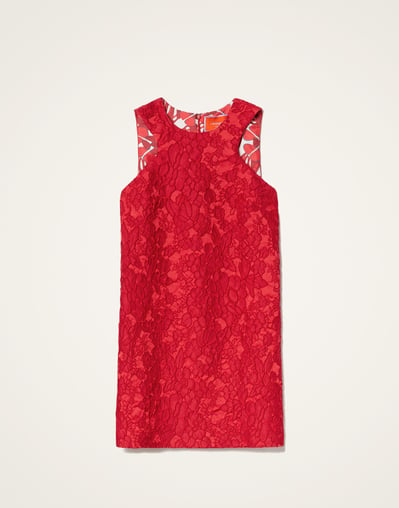 La Doublej Dresses Women - Racer Mini Dress Peony Red XL 97% Polyester 3% Polyamide La Doublej Dresses Women - Racer Mini Dress Peony Red XL 97% Polyester 3% Polyamide