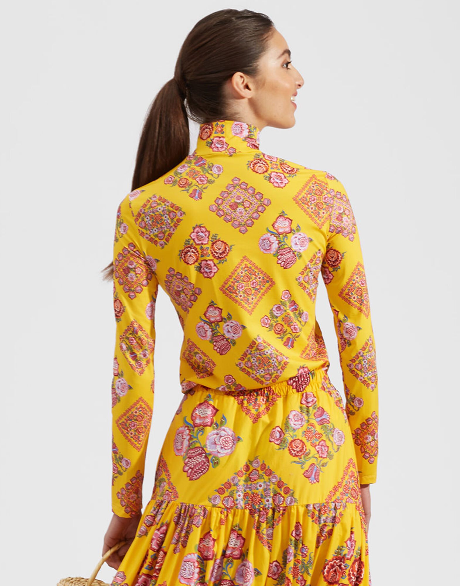 La DoubleJ Turtleneck Cowgirl Giallo SHI0030JER005COW0005