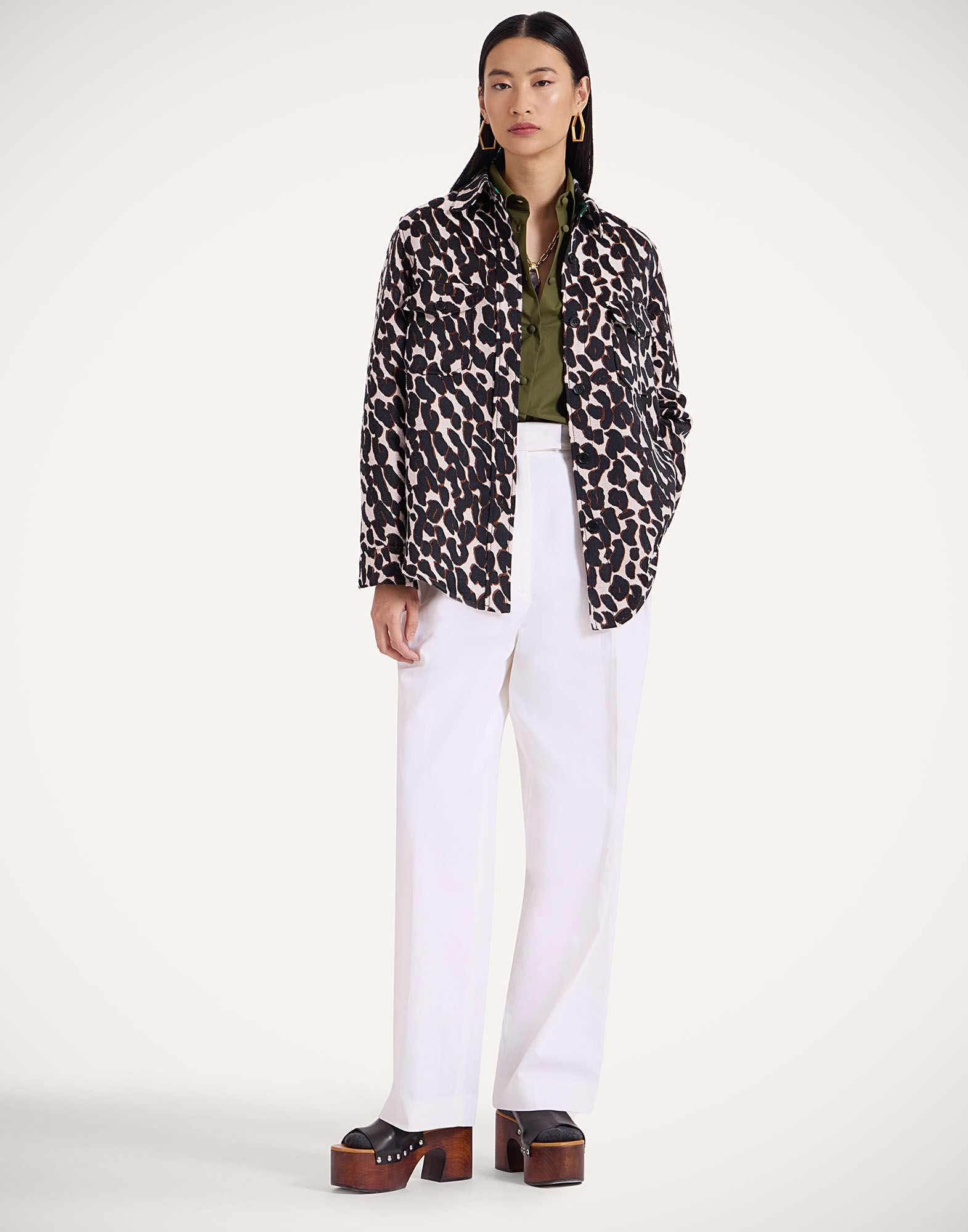 La DoubleJ Better Than Your Boyfirend's Jacket Leopard Brown JAC0112JCQ014LEO01BR30