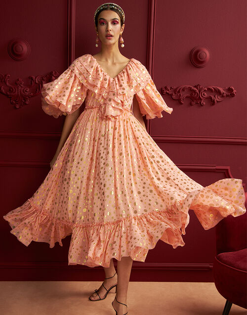 LaDoubleJ Birthday Dress Fil Coupe Rosa DRE0267FCP003ROS0004