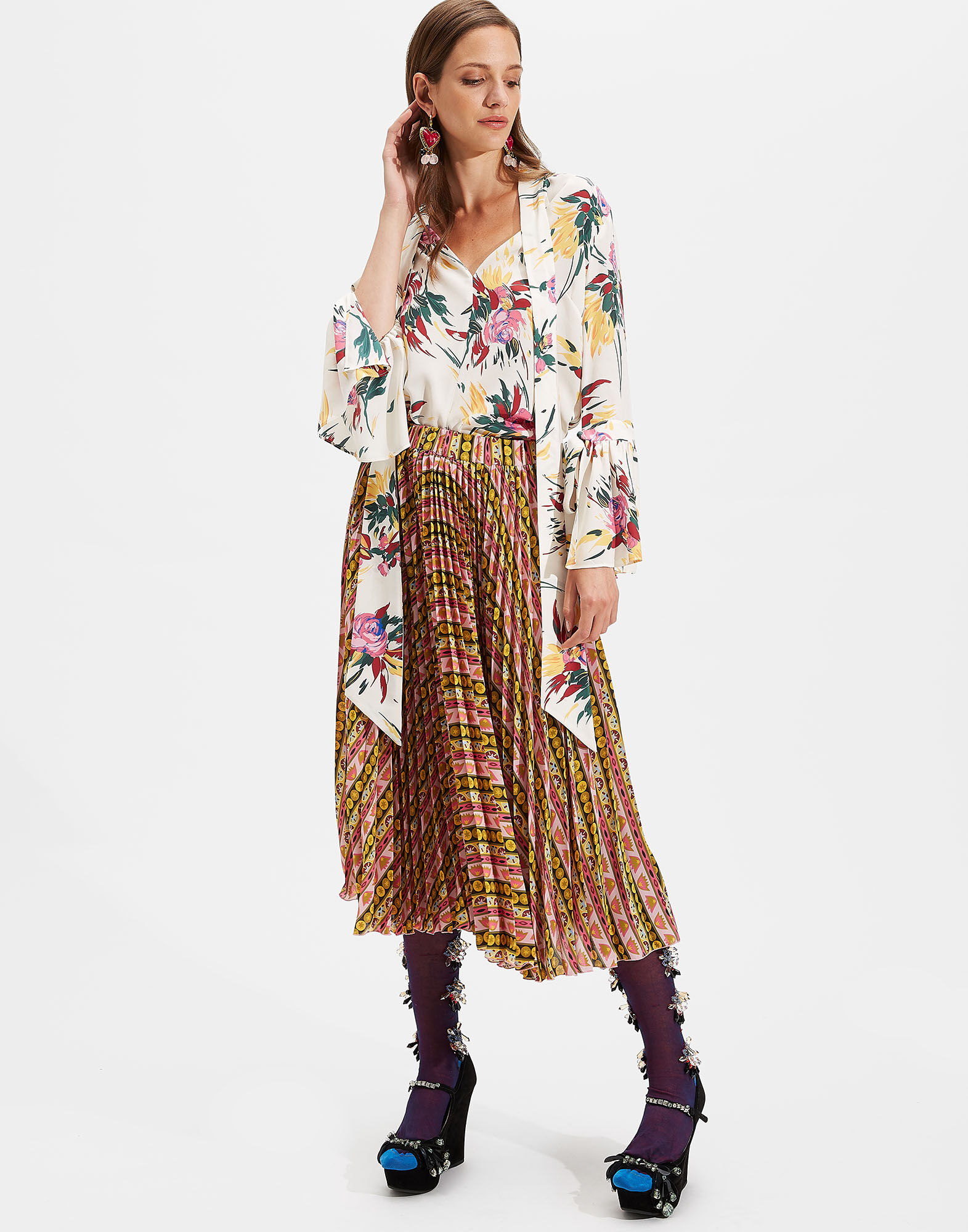 LaDoubleJ Soleil Skirt Nastri SKI0041DBG001NAS0001