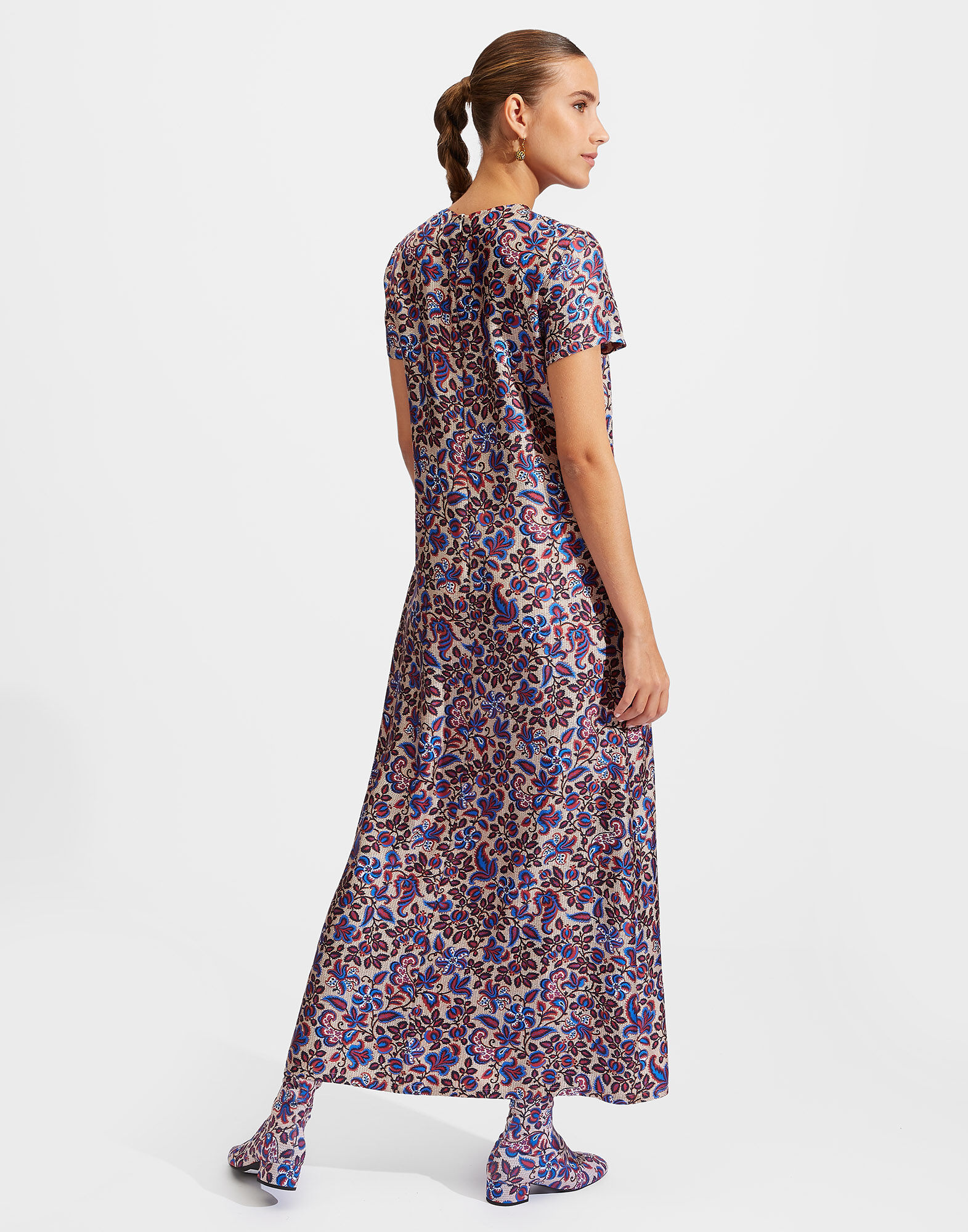 La DoubleJ Swing Dress Ortica DRE0001SIL001ORT0002