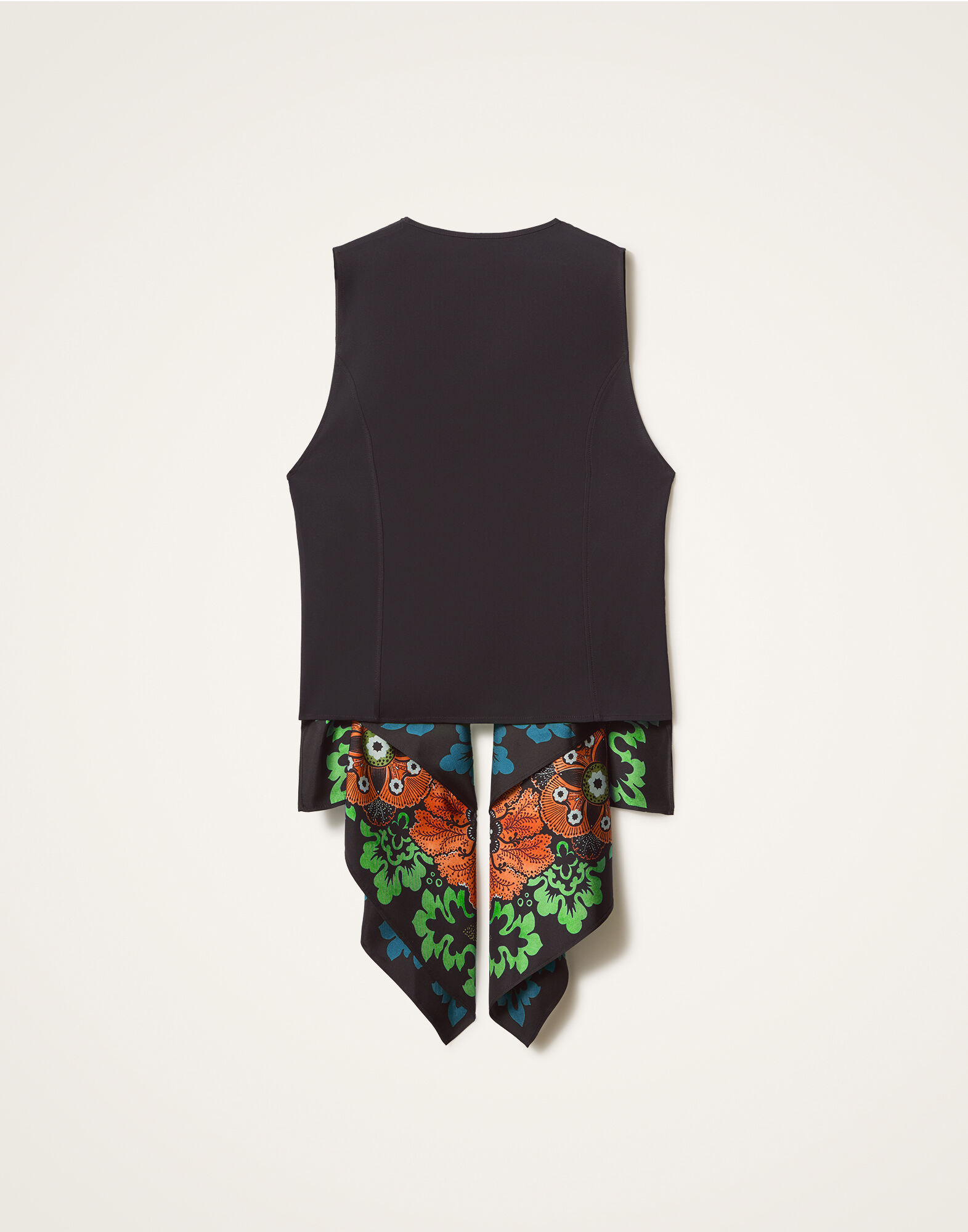 La DoubleJ Scarf Gilet Bounty Plac&eacute;e Red SCA0081SIL006BOU01RE01