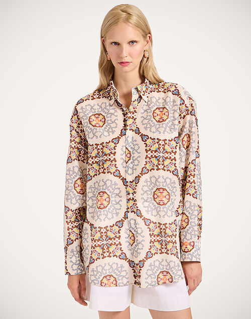 La DoubleJ Better Than Your Boyfriend's Shirt Ballata Ivory SHI0133SIL010BAL01WH04