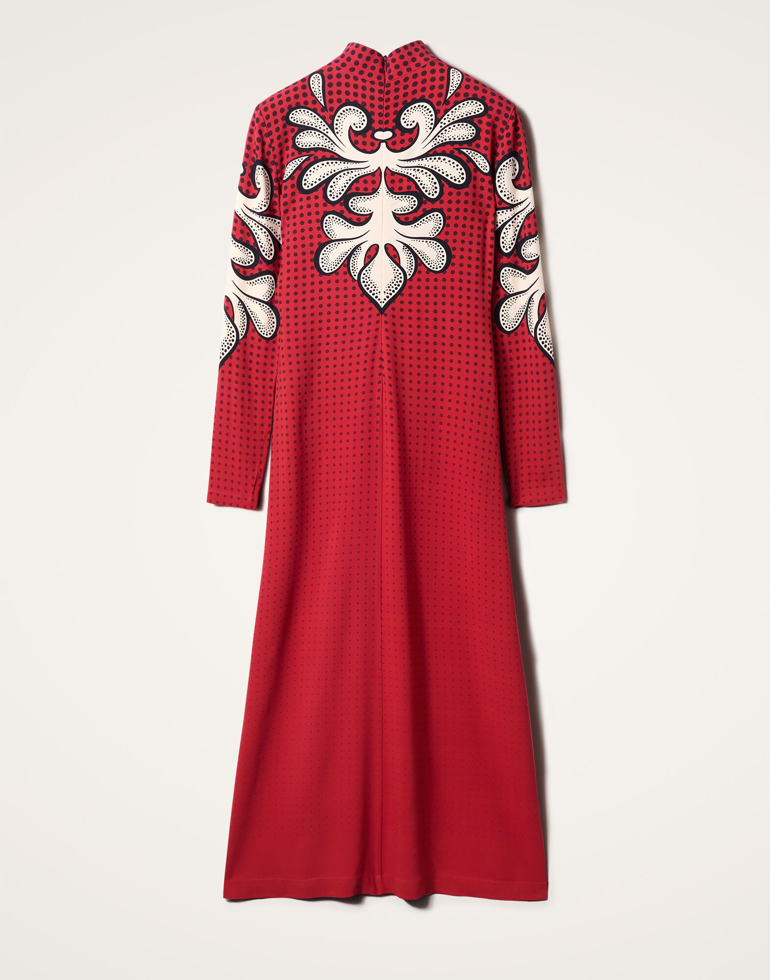 La DoubleJ Halle Dress Herald Plac&eacute;e Red DRE0444VIS011ALD02RE01