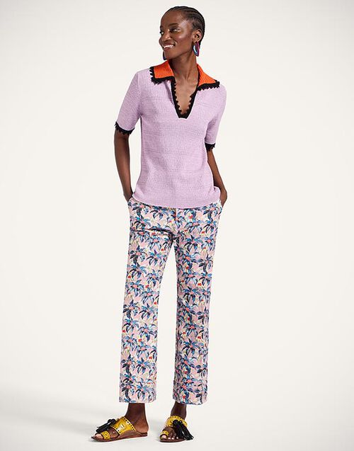 La DoubleJ Hendrix Pants Mini Tropicana Mauve TRO0014COT005TRC02PU06