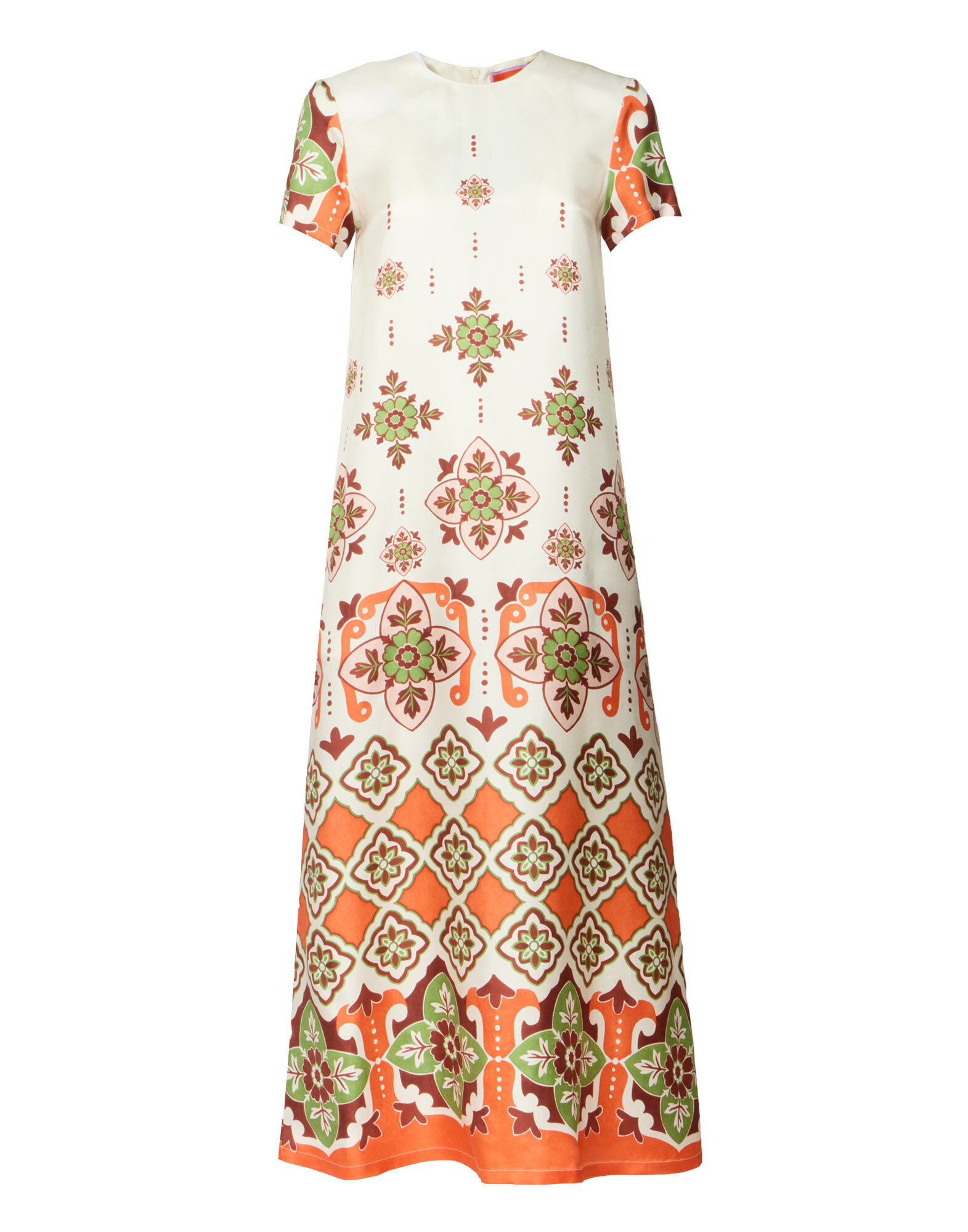 La DoubleJ Swing Dress Partenope Plac&eacute;e DRE0001SIL001PRT01OR02