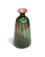 La DoubleJ Bottiglia Vase &#40;Ridged&#41; Verde/Fucsia VAS0010MUR001MUL0039
