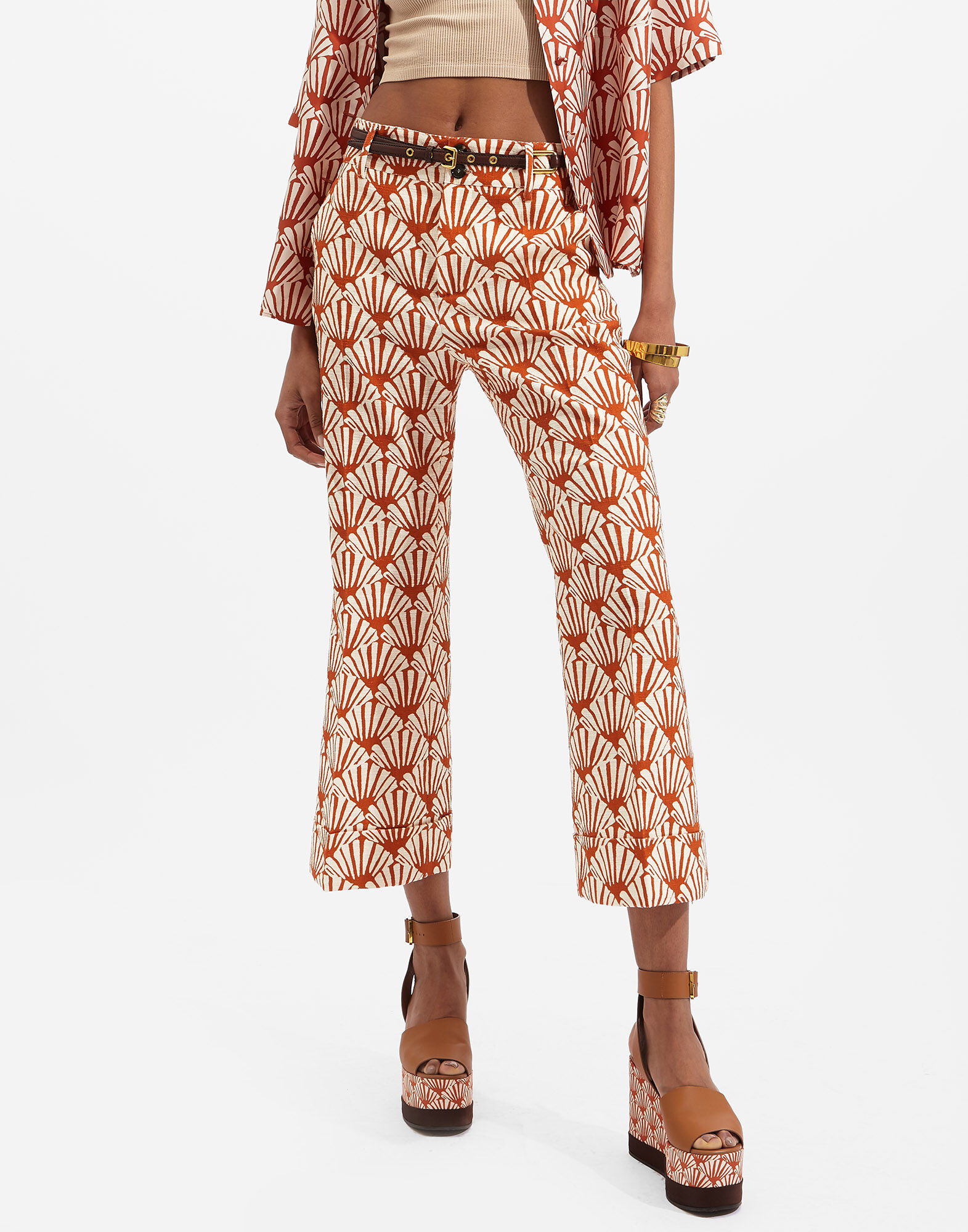La DoubleJ Hendrix Pants Ventaglio TRO0014COT005VEN0001