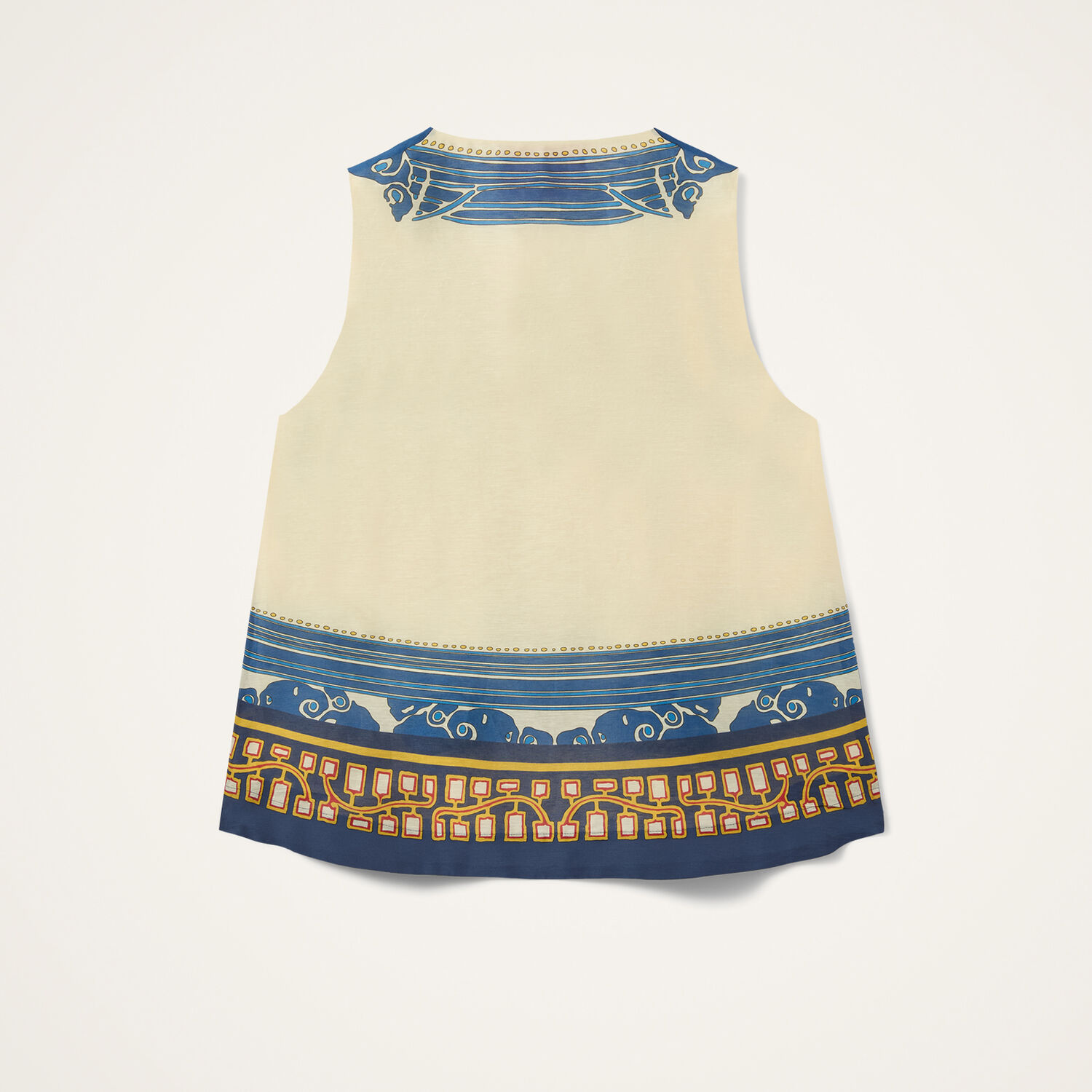 La Doublej V-neck Scala Top In Multi