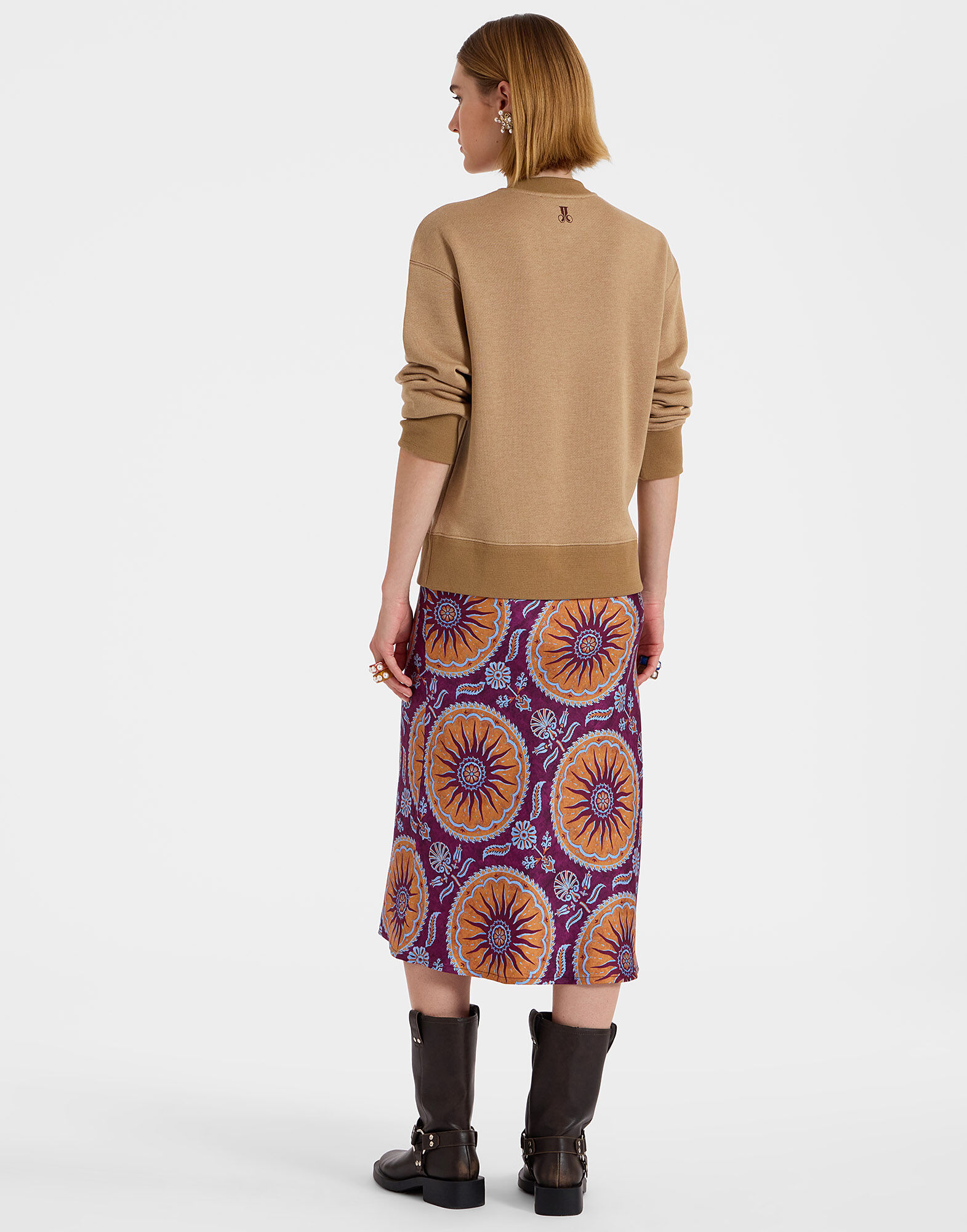 La DoubleJ Sporty Pencil Dress Sovereign Purple DRE0784SIL001SOV01PU01