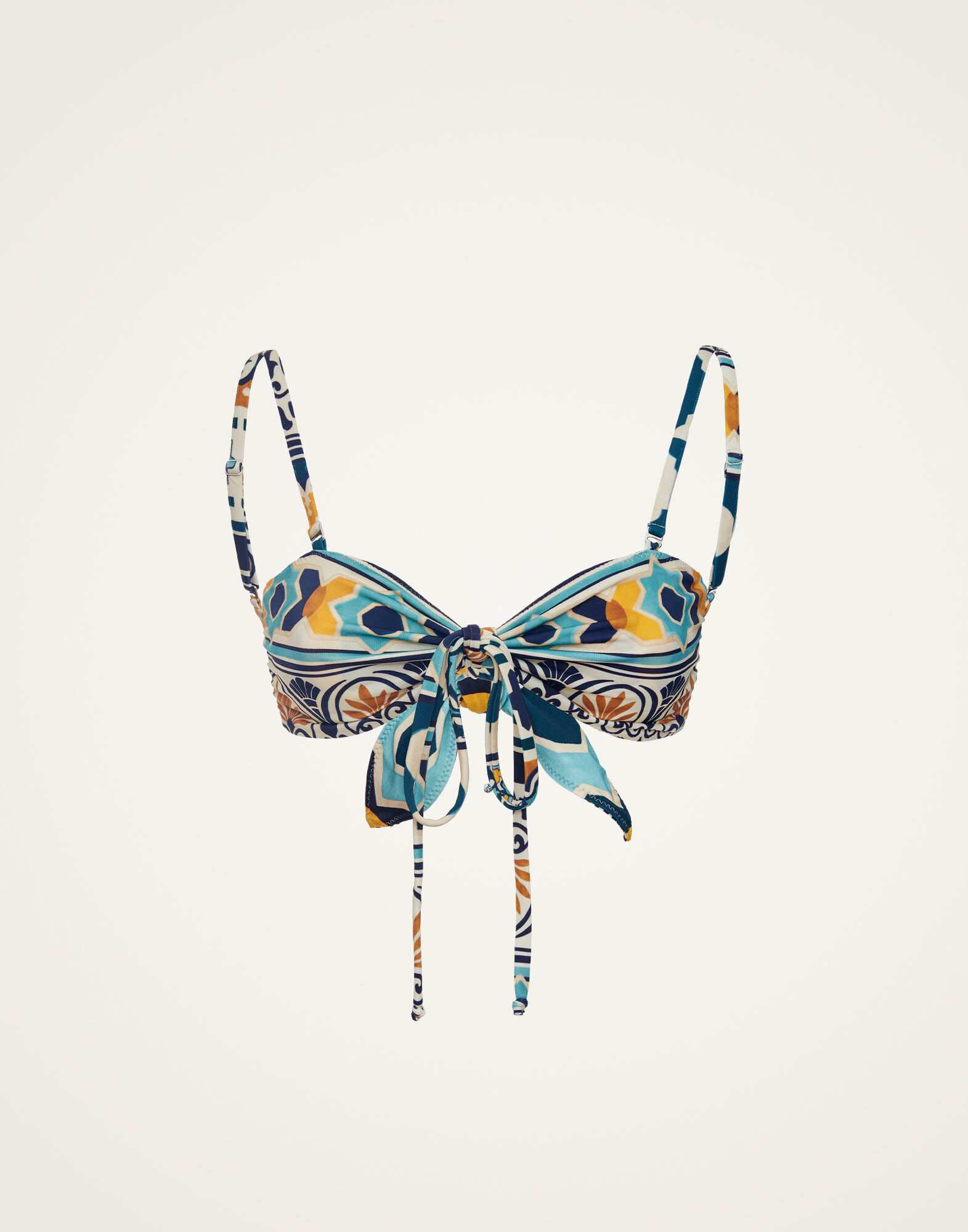 La DoubleJ 3-Way Bandeau Top Casareale Small Plac&egrave;e Cream SWI0021LYC001REA02WH03