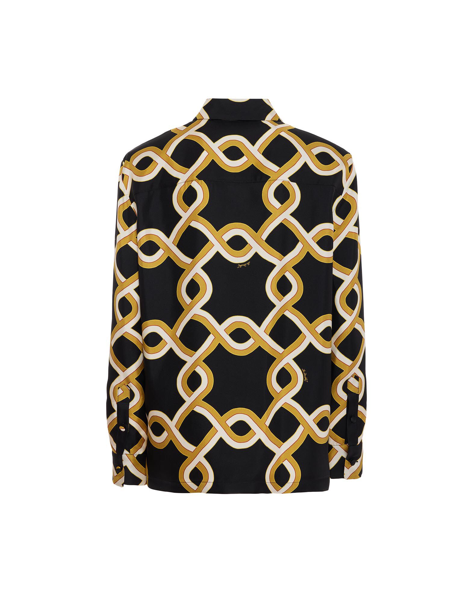 La DoubleJ Boy Shirt Tackle Black SHI0001SIL001TAC01BL01