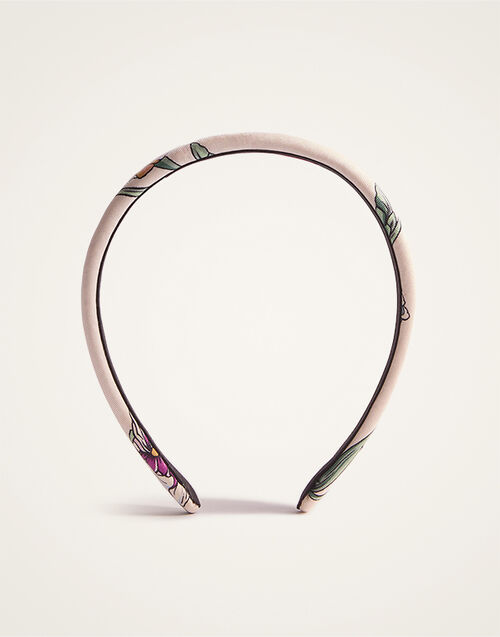 La DoubleJ Flat Headband Mini Iris Ivory HEB0023FOD001IRS03WH04