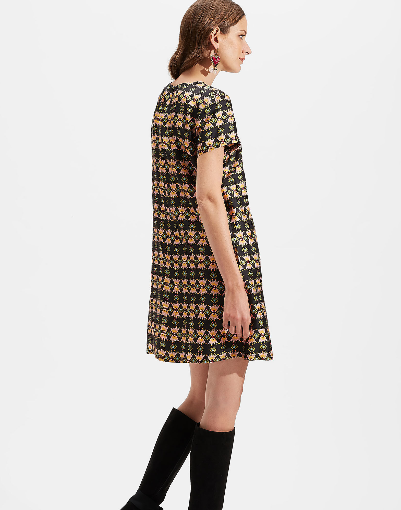 LaDoubleJ Mini Swing Dress Bacetto DRE0159SIL001BAC0001