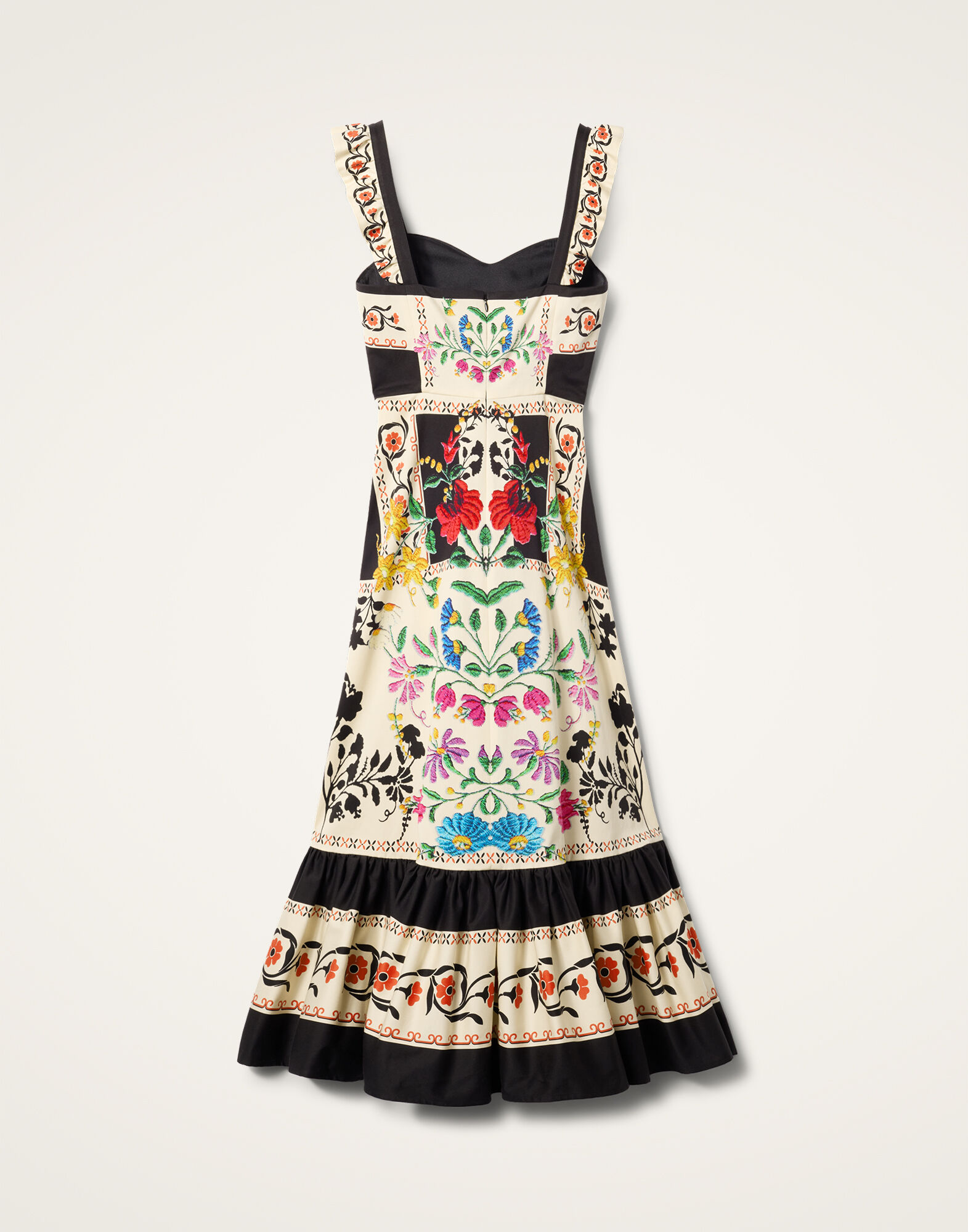 La DoubleJ Gingerbread Dress Plaza Plac&eacute;e Ivory DRE0672COT037PLA04WH04