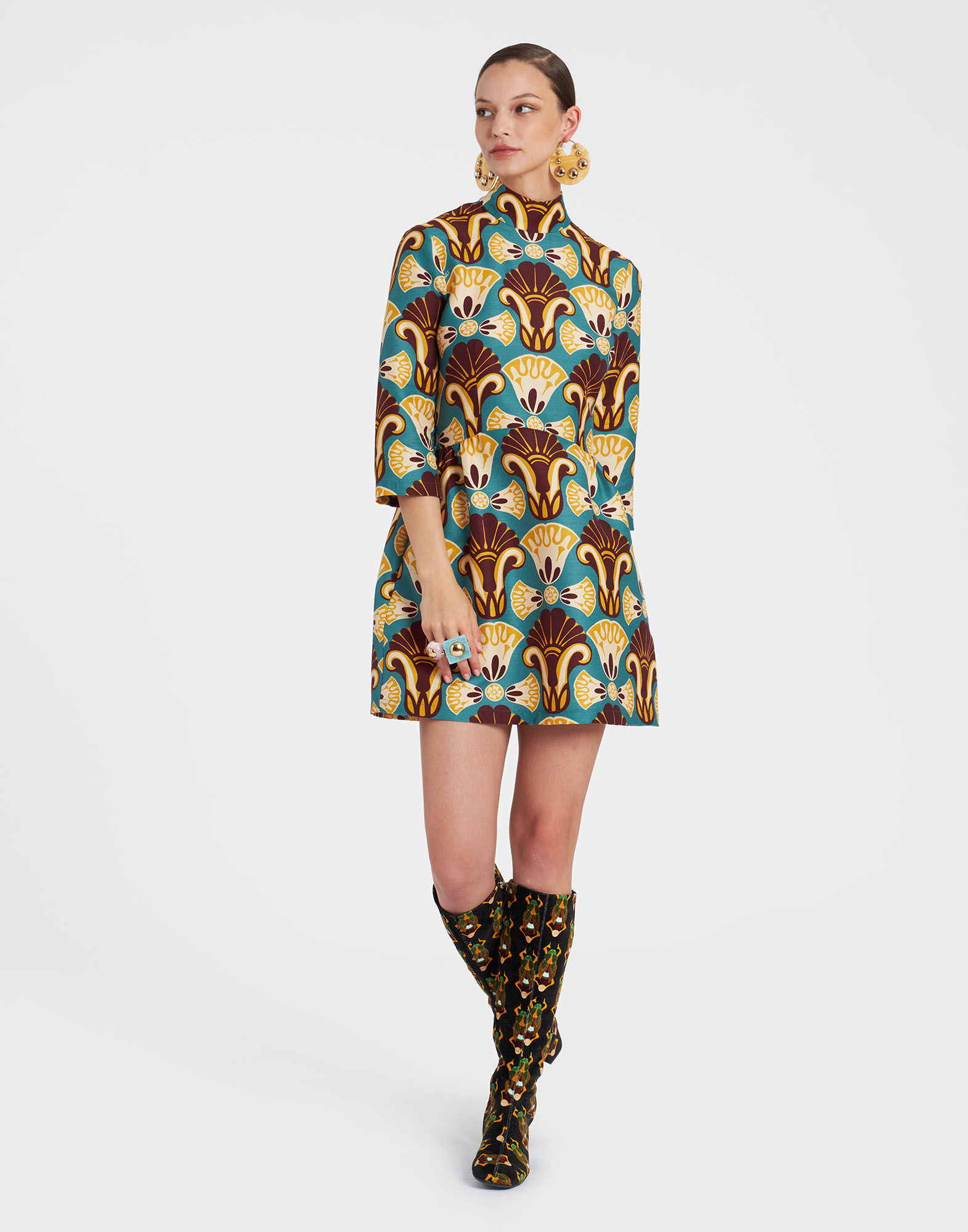 La DoubleJ Juliet Dress Dendera Light Blue DRE0432SAB001DEN01BU01