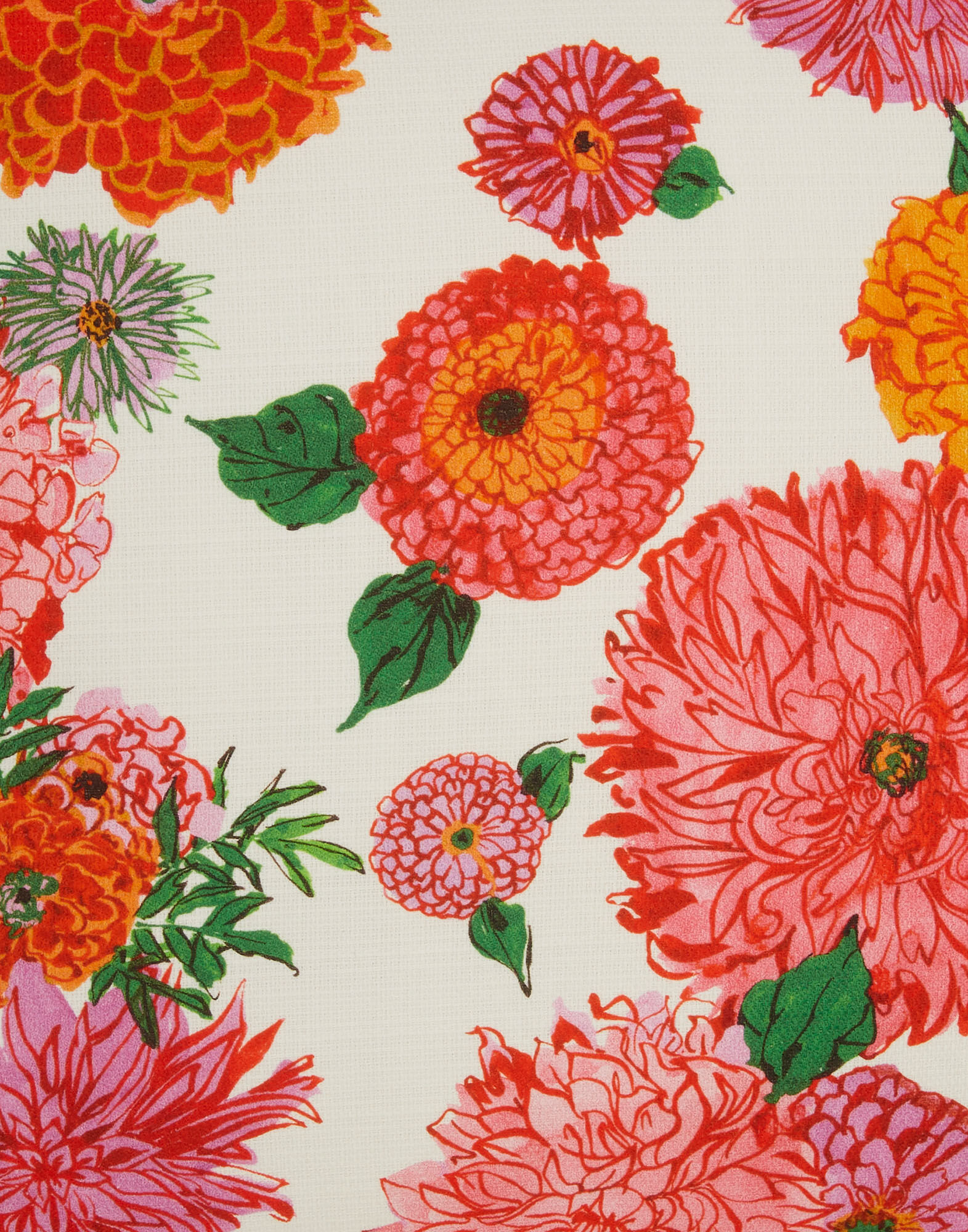 La DoubleJ Cushion (45X45) Bright Blooms CUS0013COT034BRB0001