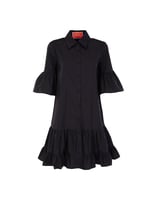 La DoubleJ Choux Dress Solid Black DRE0193COT001BLA0001