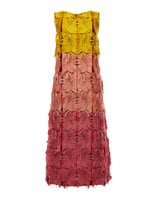 La DoubleJ Column Dress Jacquard Multicolor DRE0389JAC031MUL0046