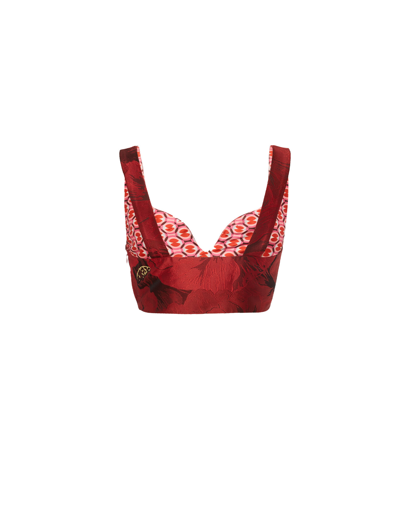 La DoubleJ Baia Crop Top Ruby Red TOP0113JCQ062RUB01RE01