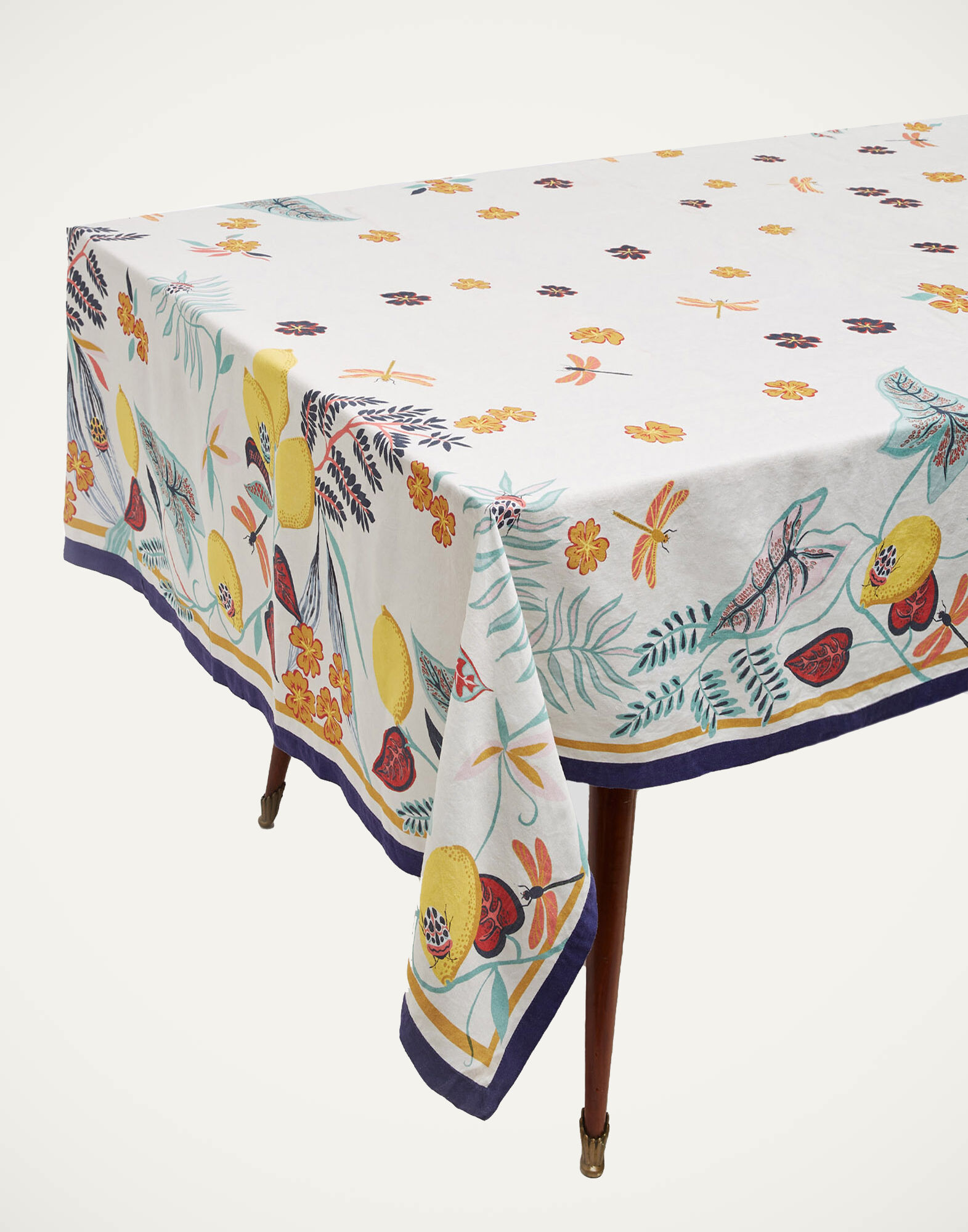 La DoubleJ Medium Tablecloth Botanical (Plac&eacute;e) TBC0002LIN001BOT0004