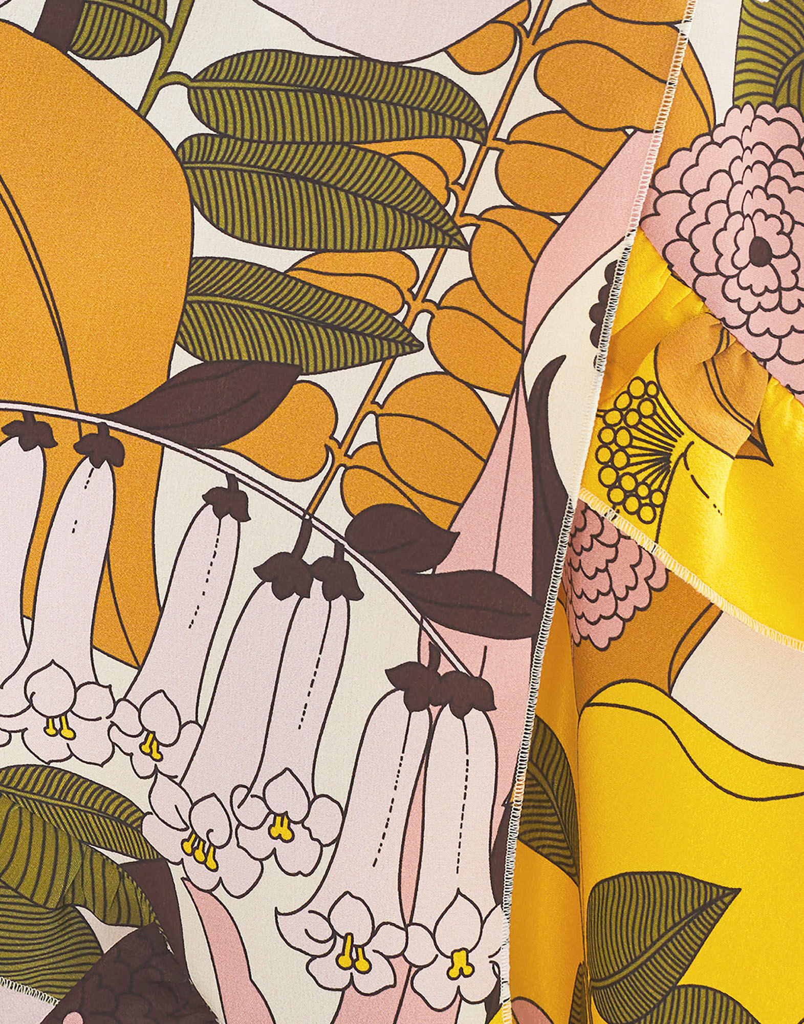 La DoubleJ Lollipop Wrap Dress Big Flower Rose Pink DRE0557CRE001BFL03PI01