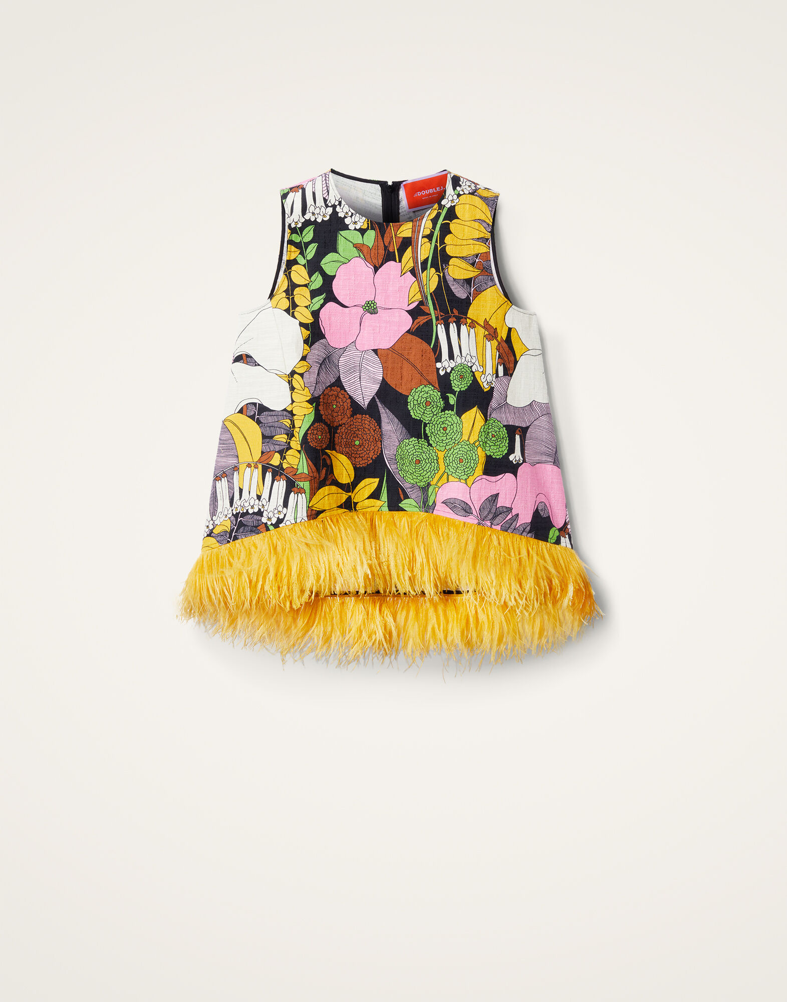 La DoubleJ La Scala Top (With Feathers) Big Flower TOP0013COT005BFL0001