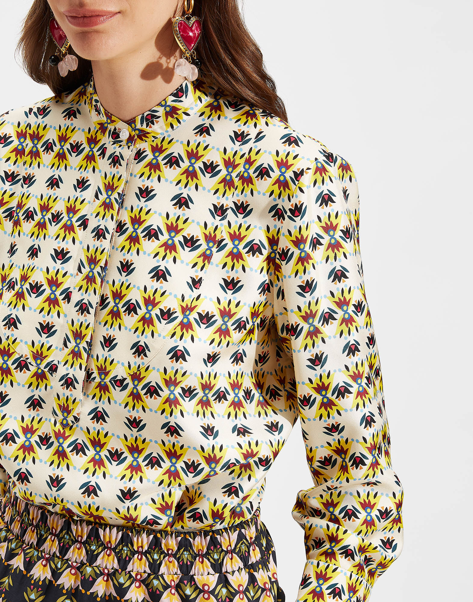 LaDoubleJ Portofino Shirt Bacetto Bianco SHI0046SIL001BAC0002