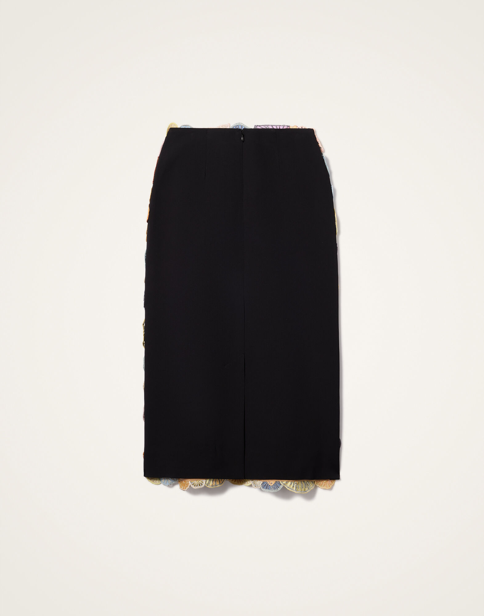 La DoubleJ Pencil Skirt Fun-Gi Yellow SKI0159EMB115FNG03YE02