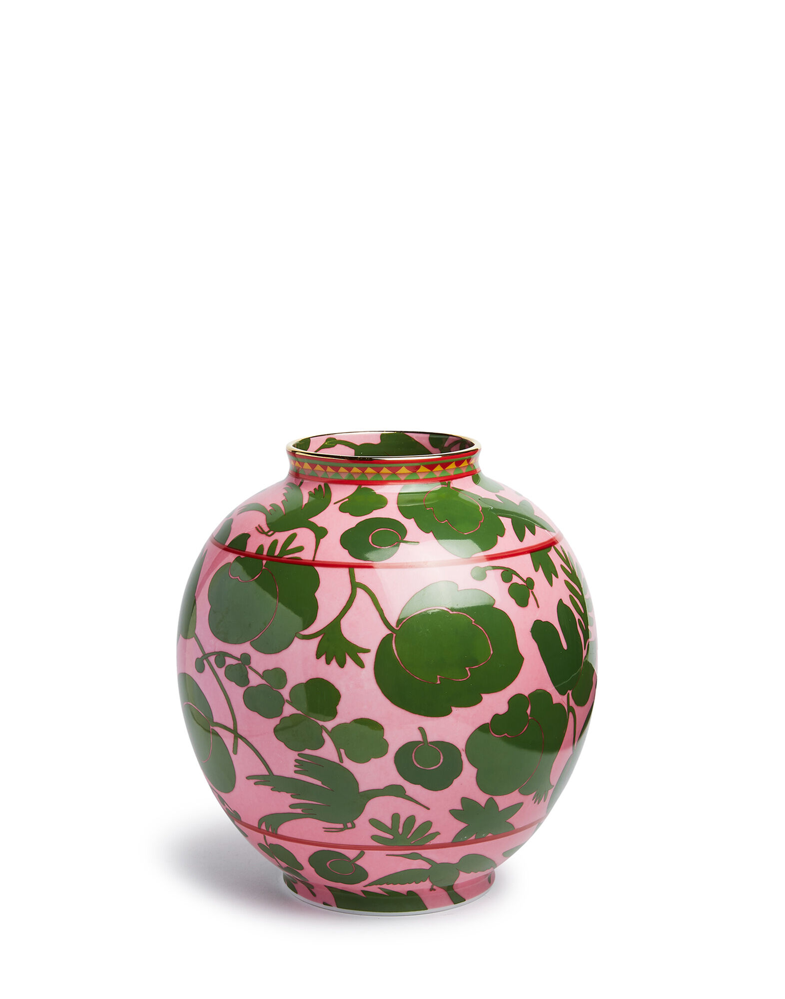 Bubble Vase in Wildbird Rosa/Verde - Homeware | La DoubleJ US